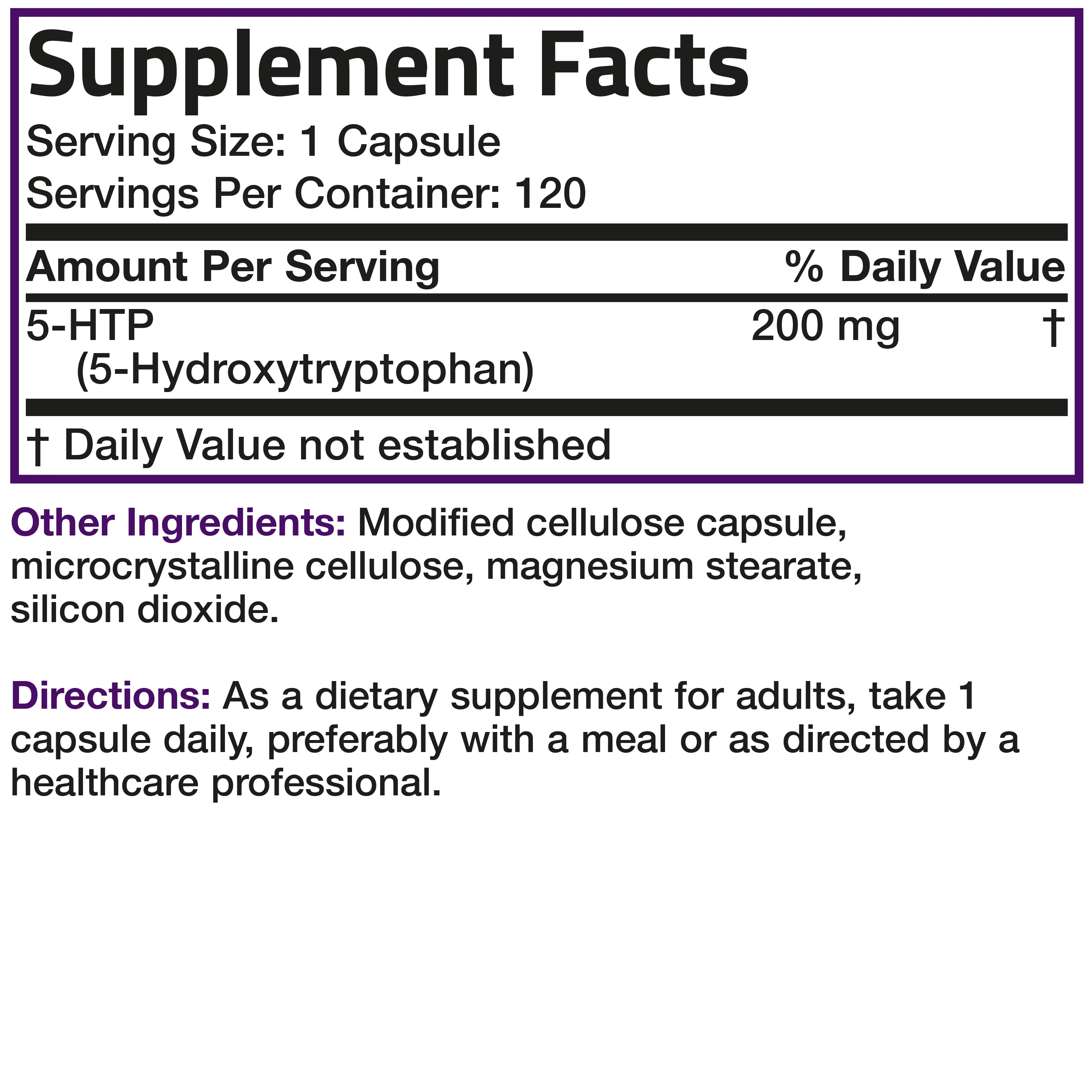 5-HTP 200mg - Image 10
