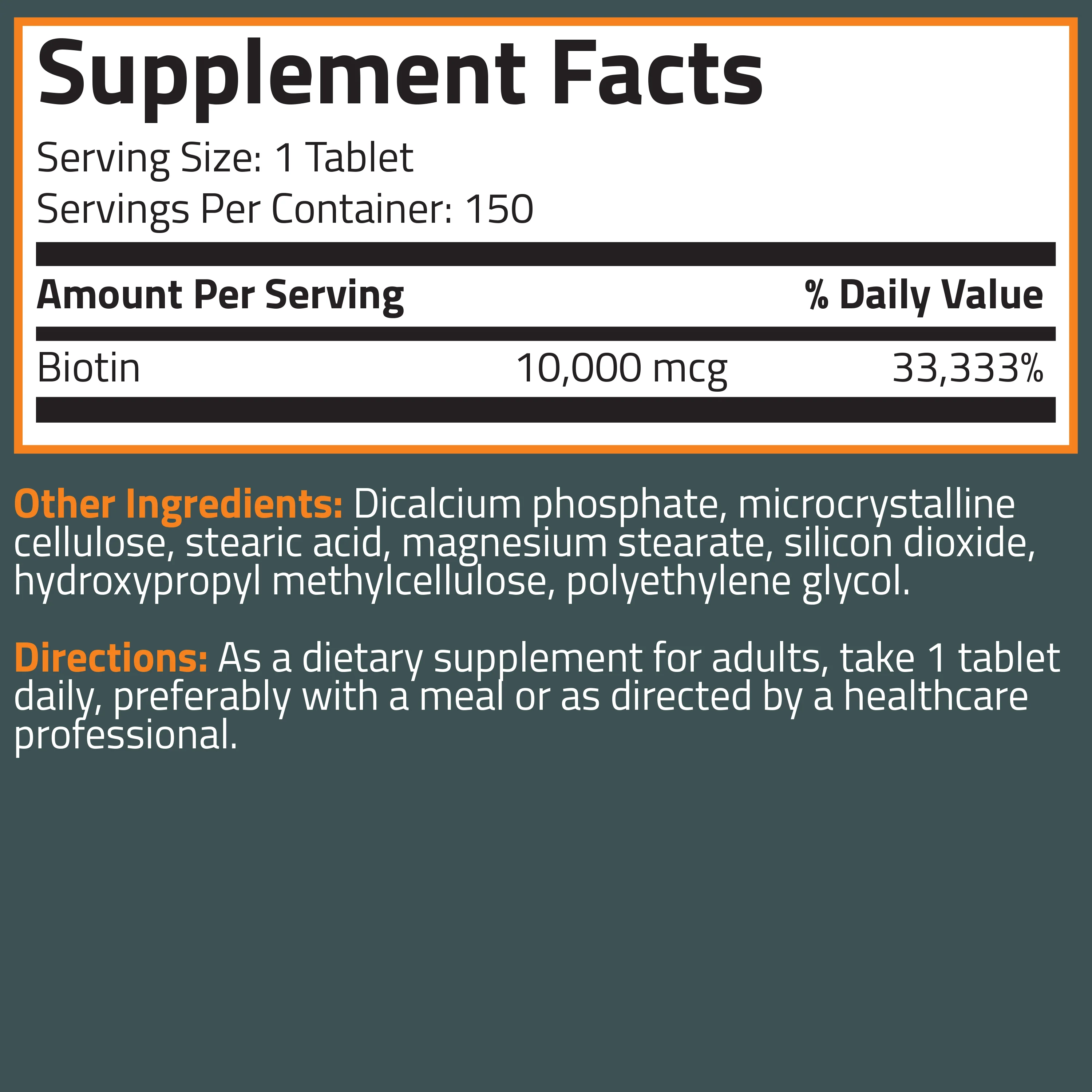 Biotin 10,000 mcg - Image 6
