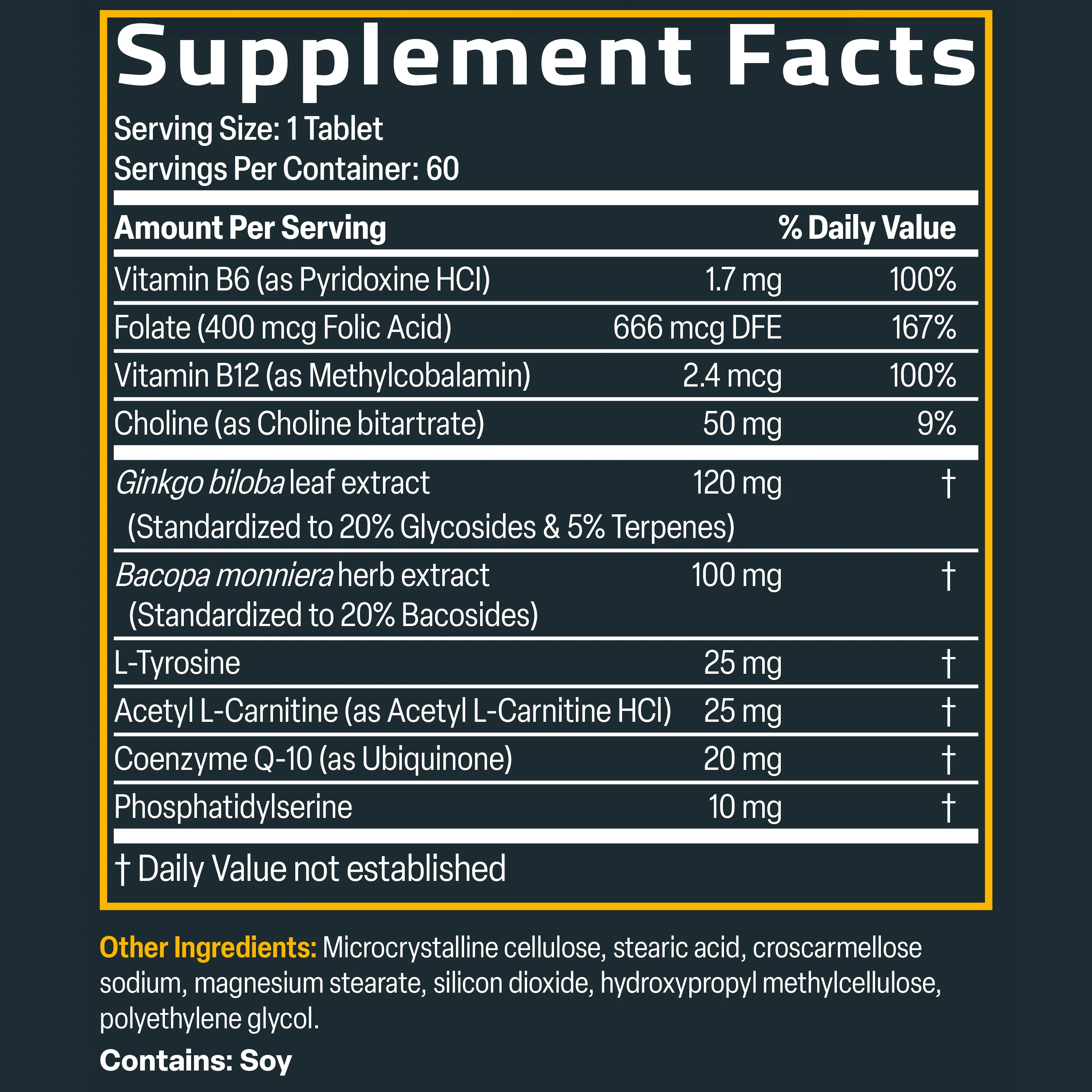 Ginkgo, Bacopa & Acetyl L-Carnitine - Image 12