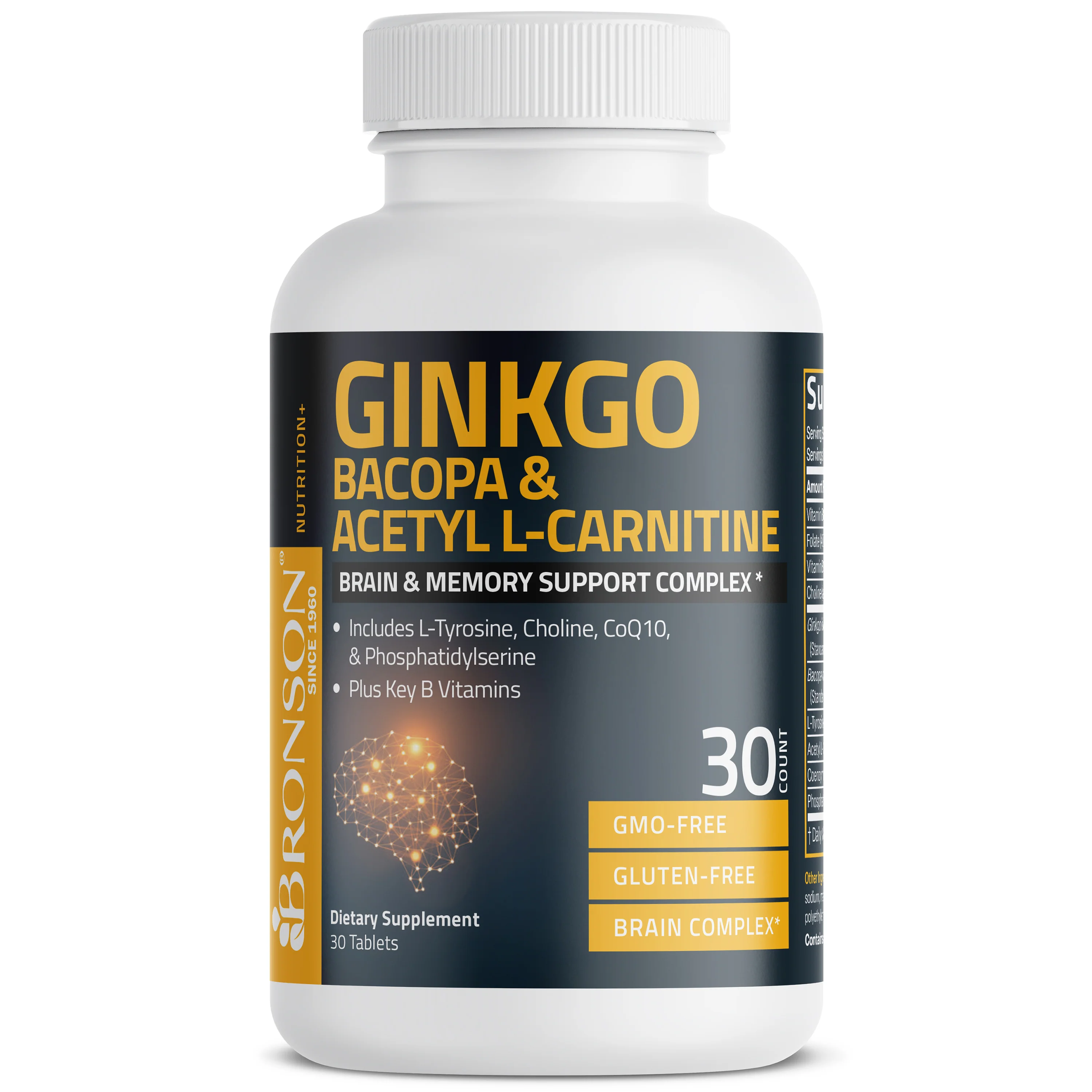Ginkgo, Bacopa & Acetyl L-Carnitine - Image 3