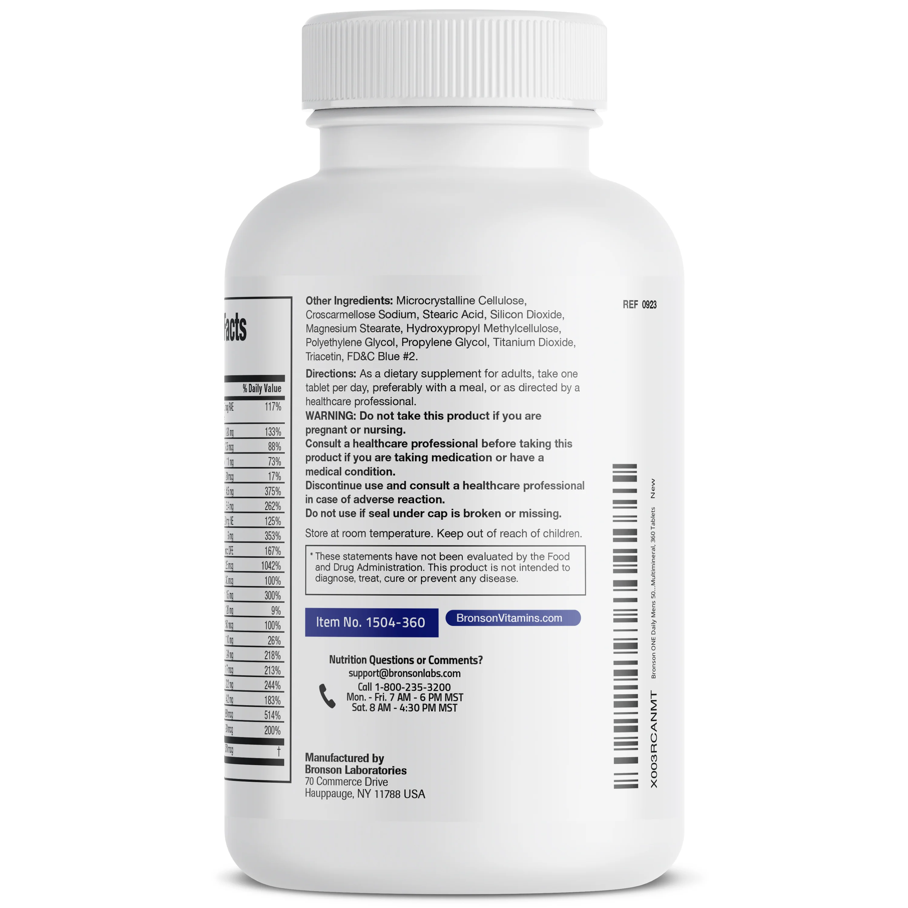 Bronson ONE™ Men's 50+ Complete Once-Daily Multivitamin - Image 11