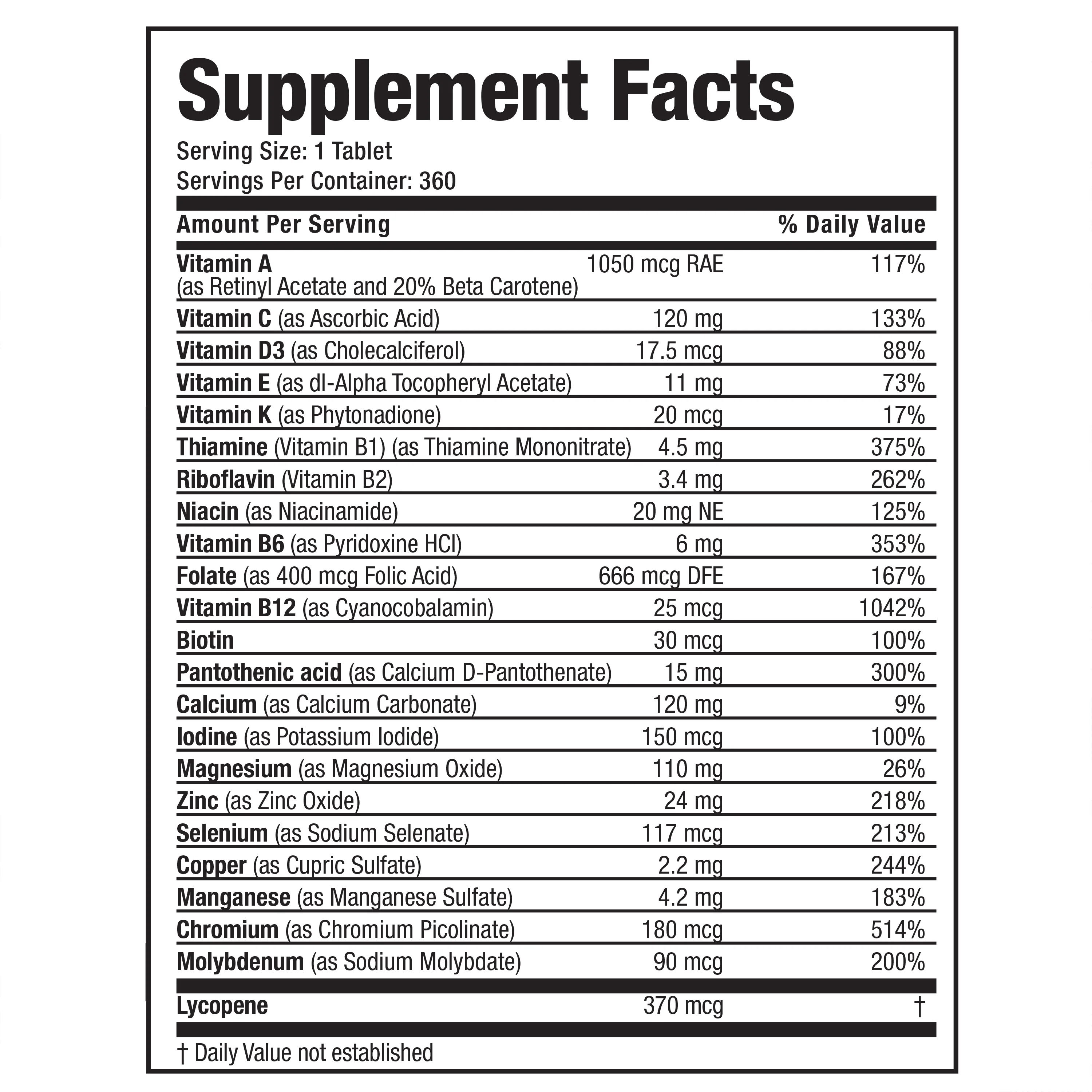 Bronson ONE™ Men's 50+ Complete Once-Daily Multivitamin - Image 12