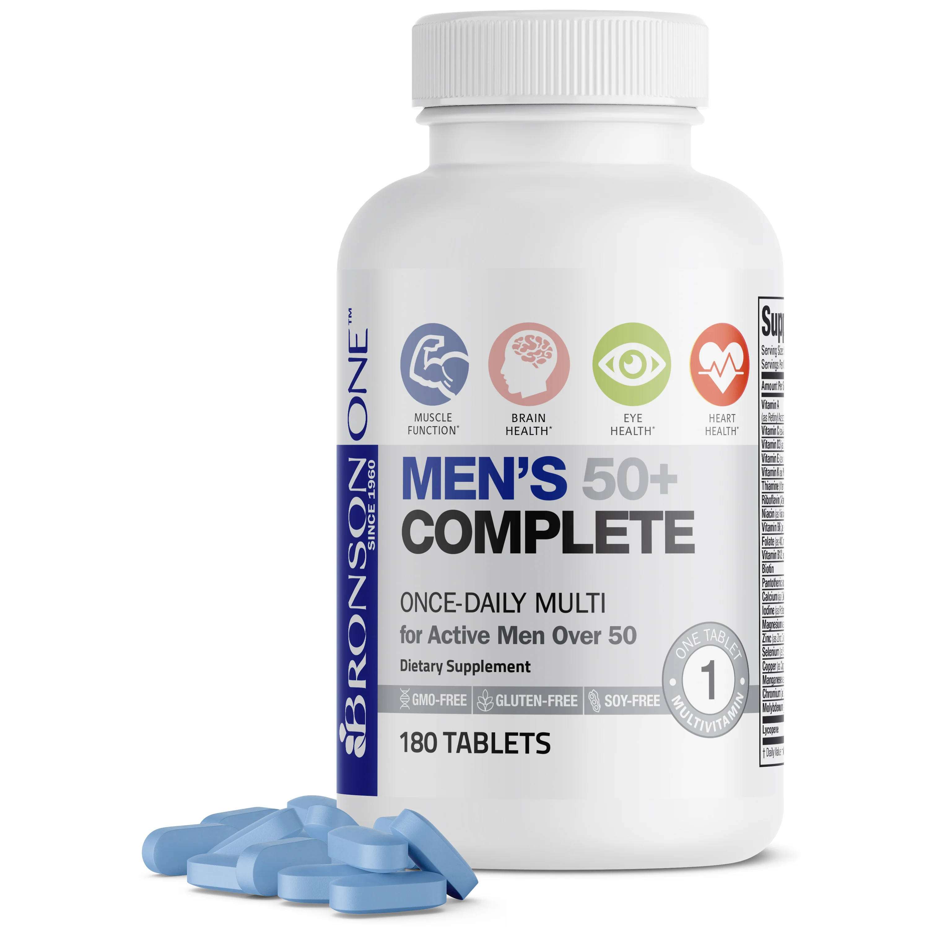 Bronson ONE™ Men's 50+ Complete Once-Daily Multivitamin - Image 13