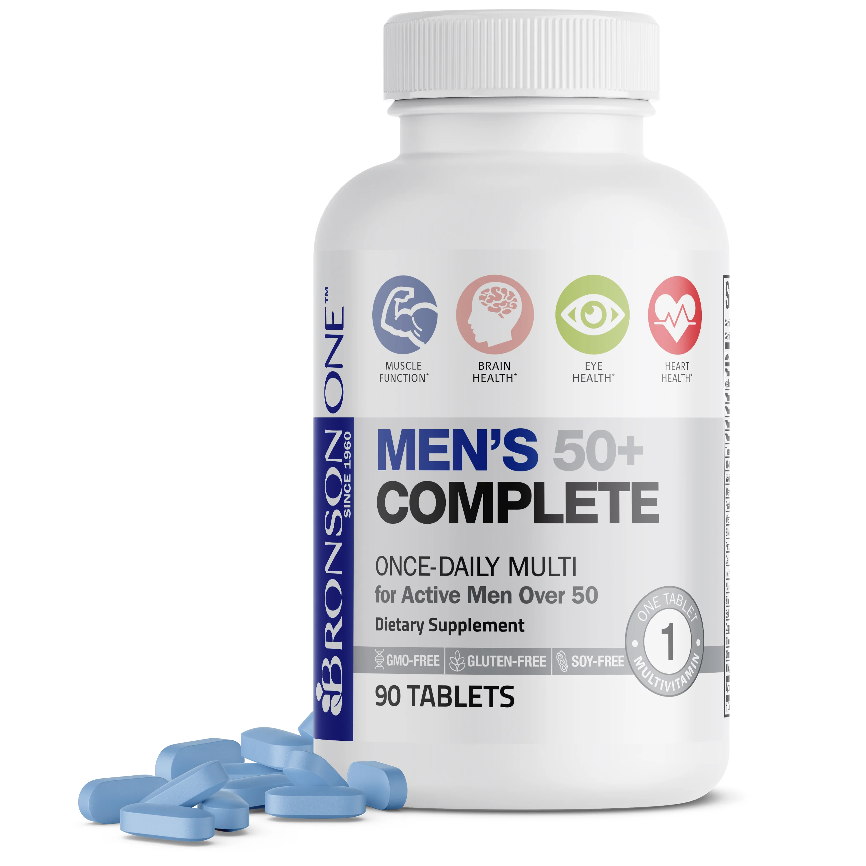 Bronson ONE™ Men's 50+ Complete Once-Daily Multivitamin - Image 19