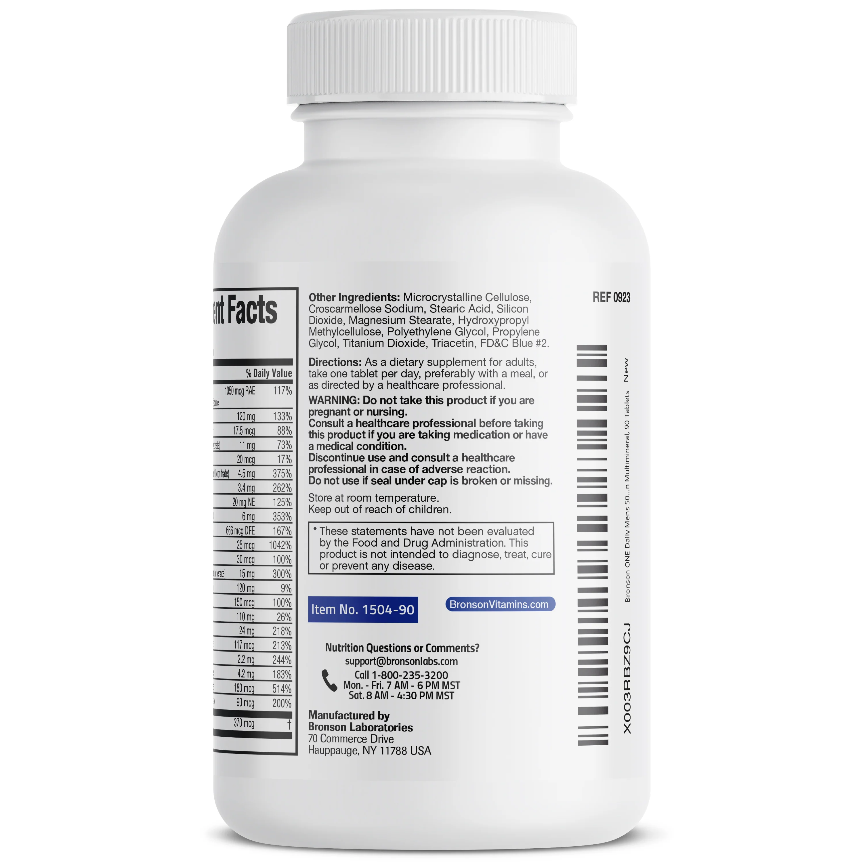 Bronson ONE™ Men's 50+ Complete Once-Daily Multivitamin - Image 20