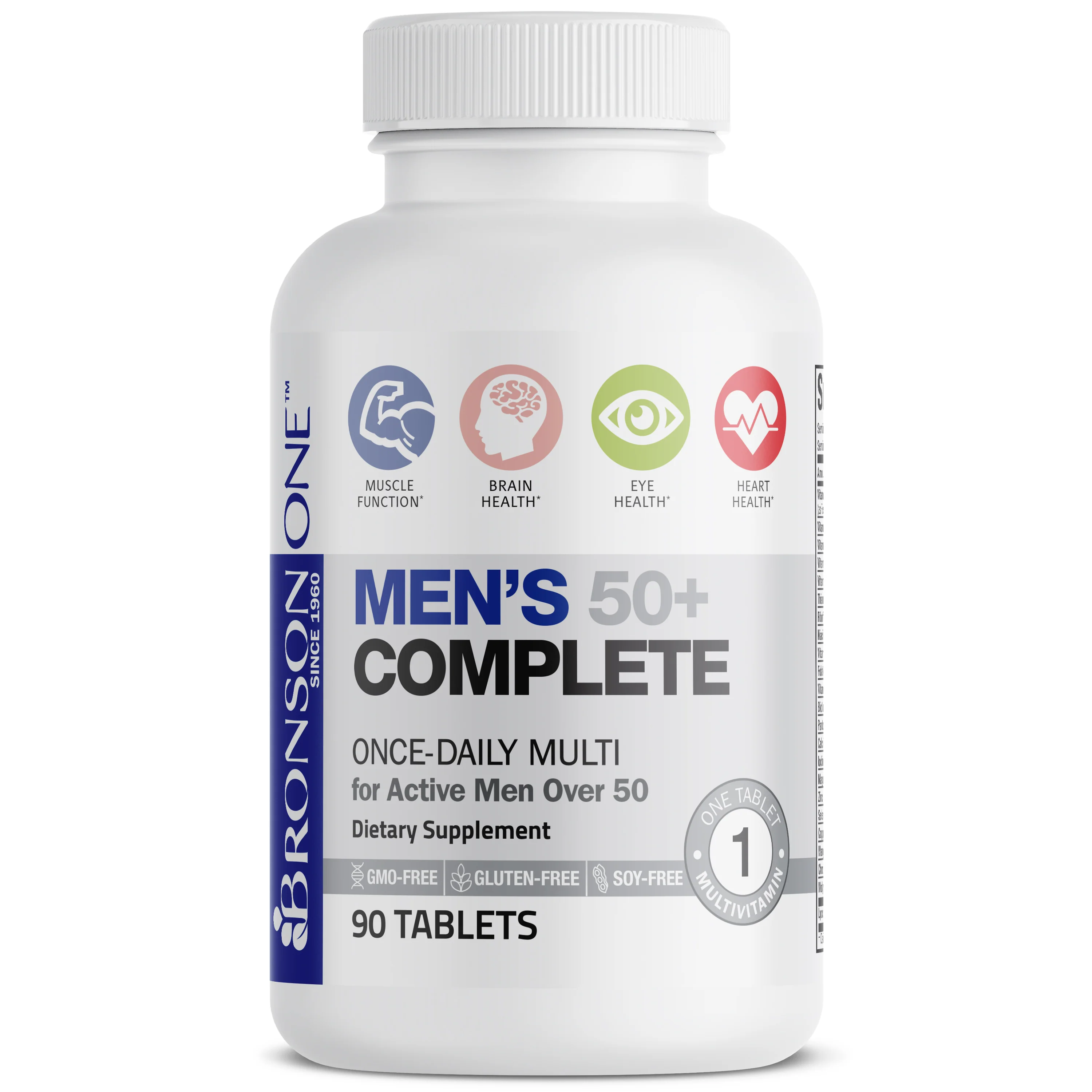 Bronson ONE™ Men's 50+ Complete Once-Daily Multivitamin - Image 21