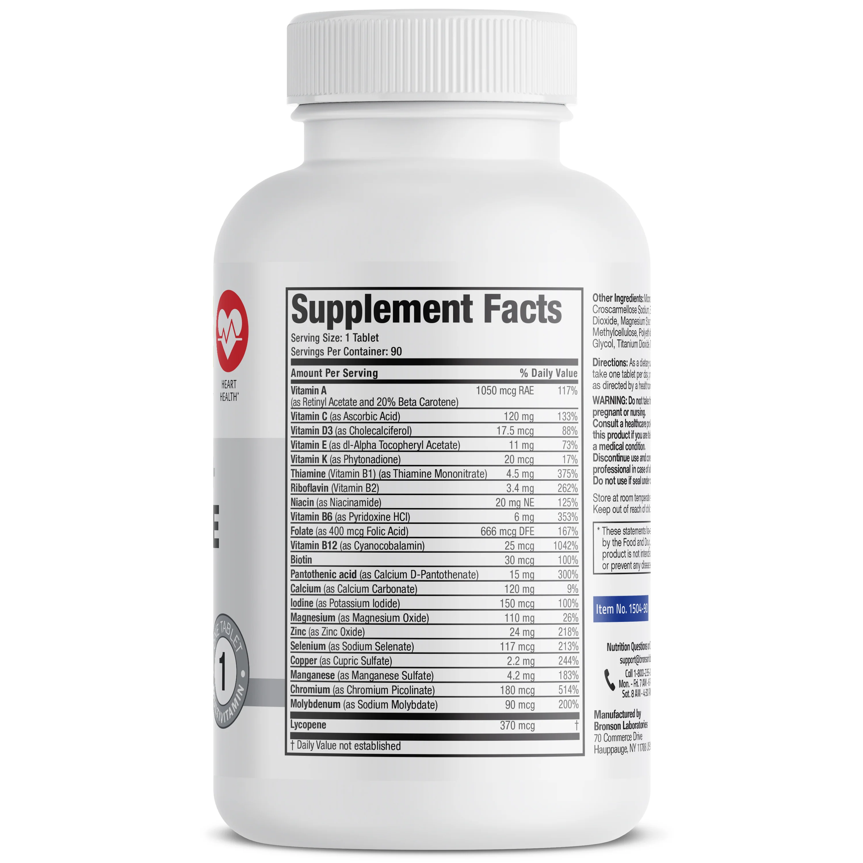 Bronson ONE™ Men's 50+ Complete Once-Daily Multivitamin - Image 22