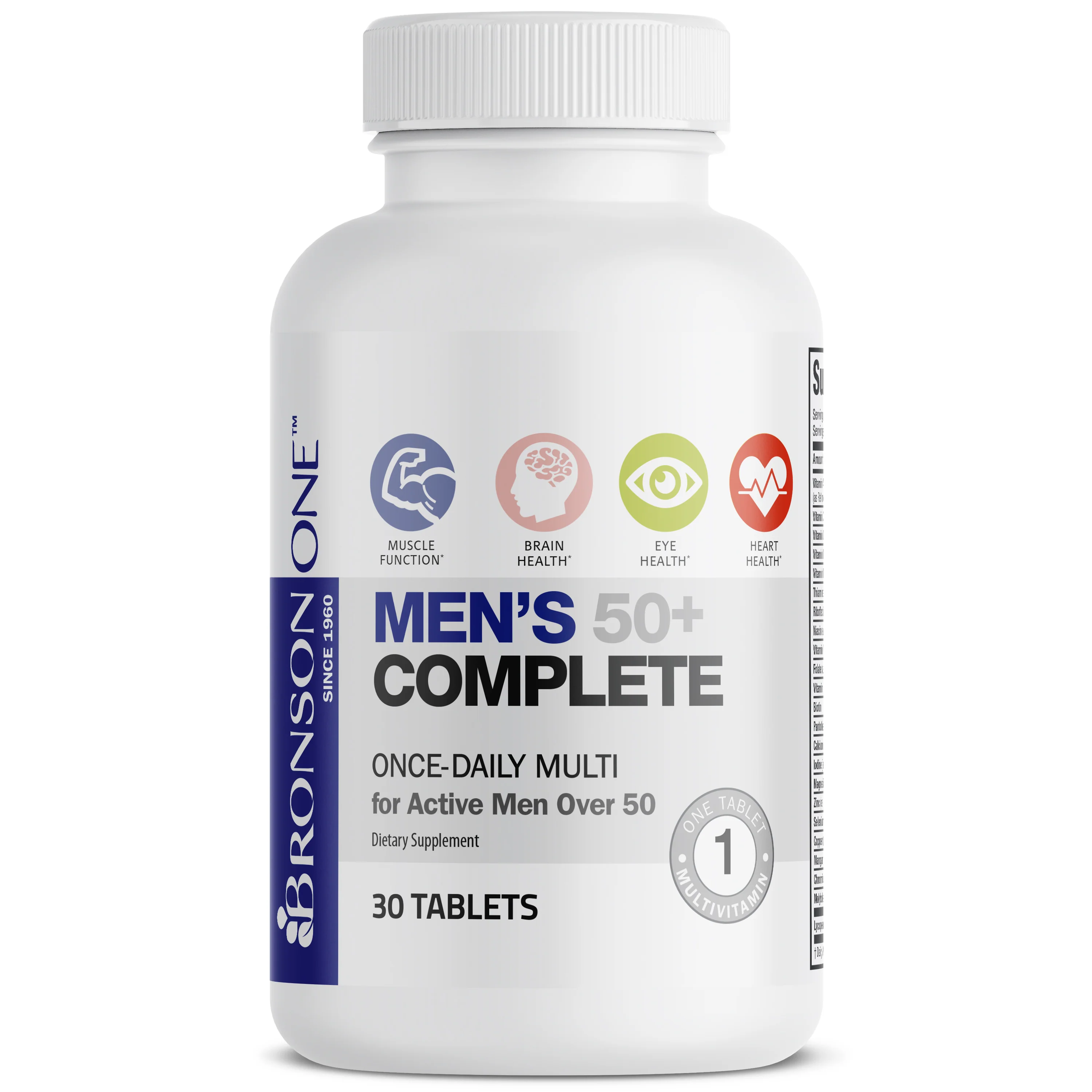 Bronson ONE™ Men's 50+ Complete Once-Daily Multivitamin - Image 3