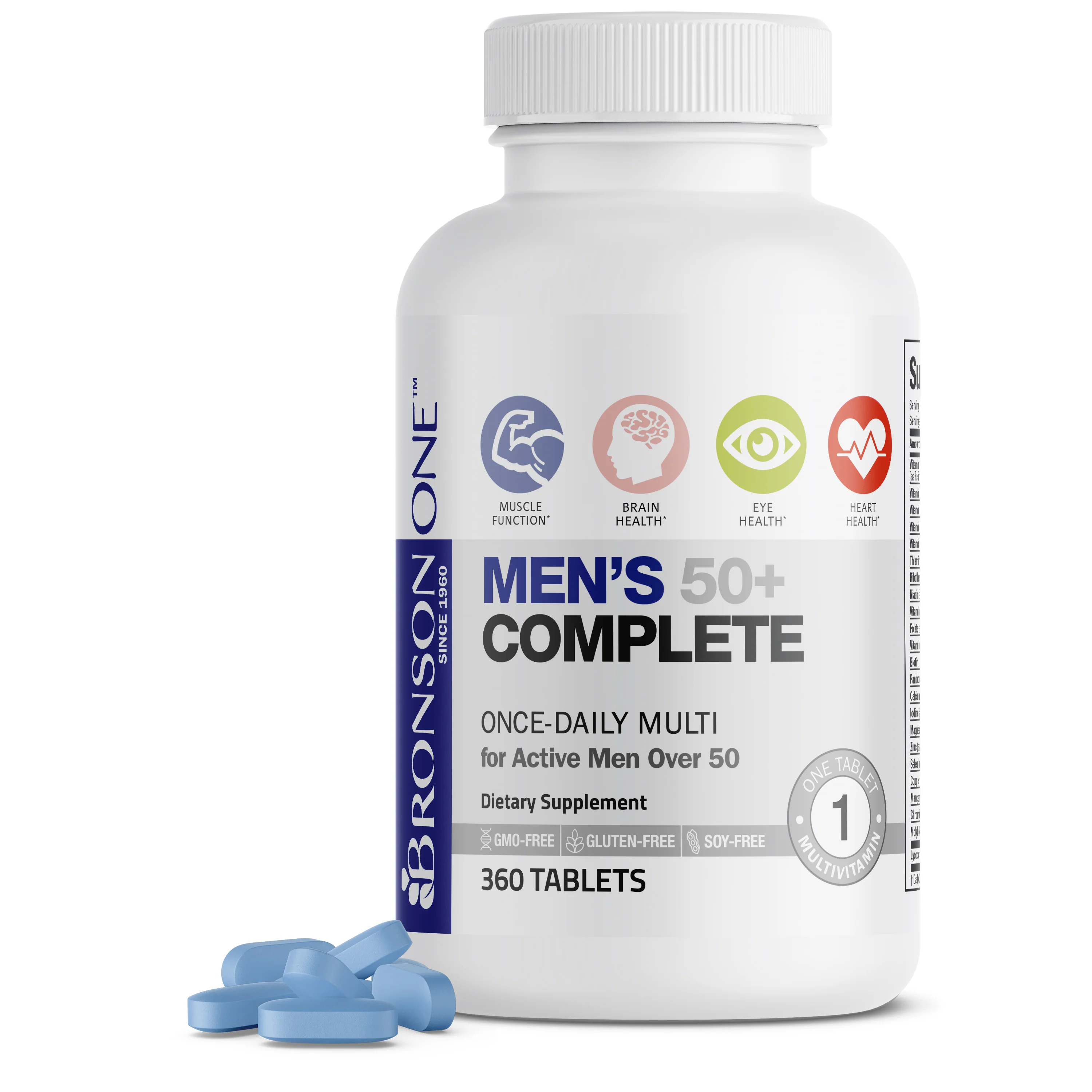 Bronson ONE™ Men's 50+ Complete Once-Daily Multivitamin - Image 7