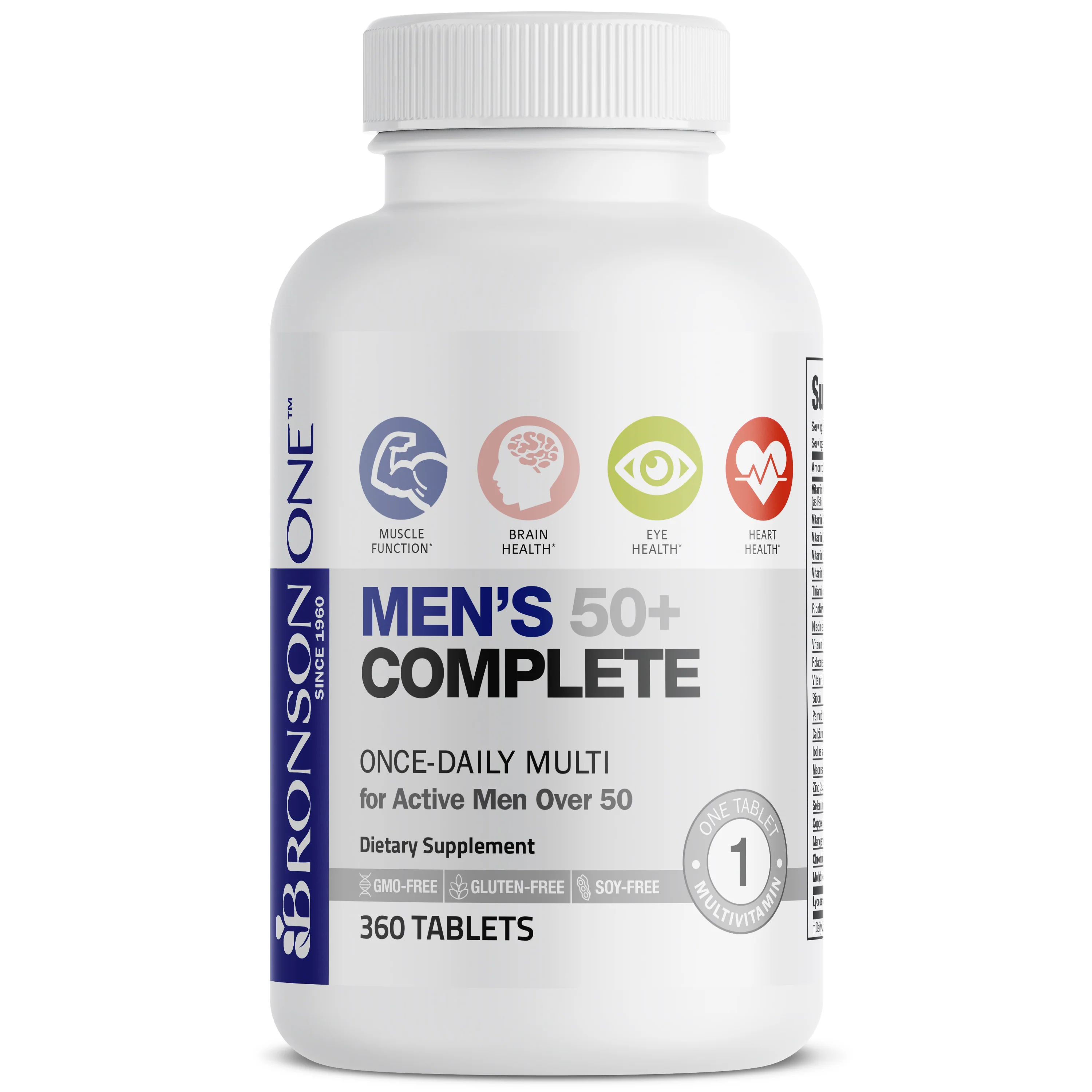 Bronson ONE™ Men's 50+ Complete Once-Daily Multivitamin - Image 9