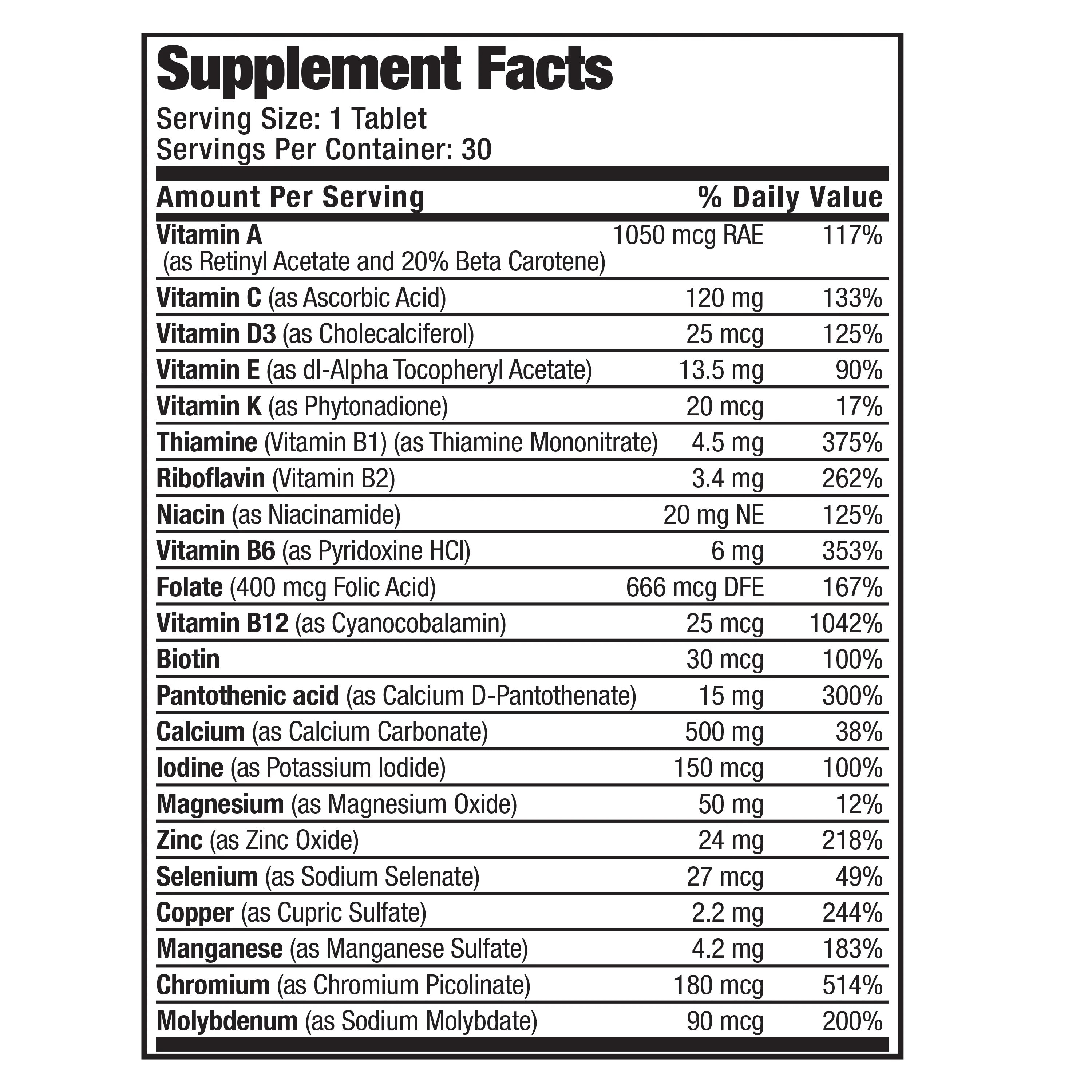 Bronson ONE™ Women’s 50+ Complete Once-Daily Multivitamin - Image 12