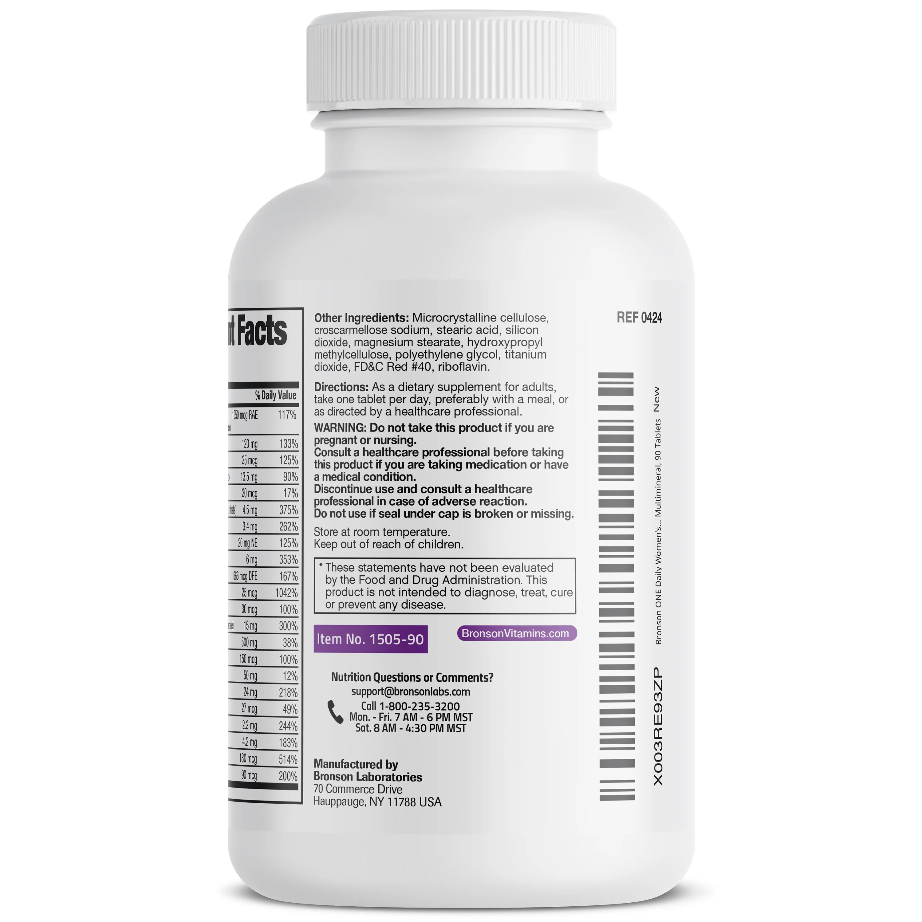 Bronson ONE™ Women’s 50+ Complete Once-Daily Multivitamin - Image 14