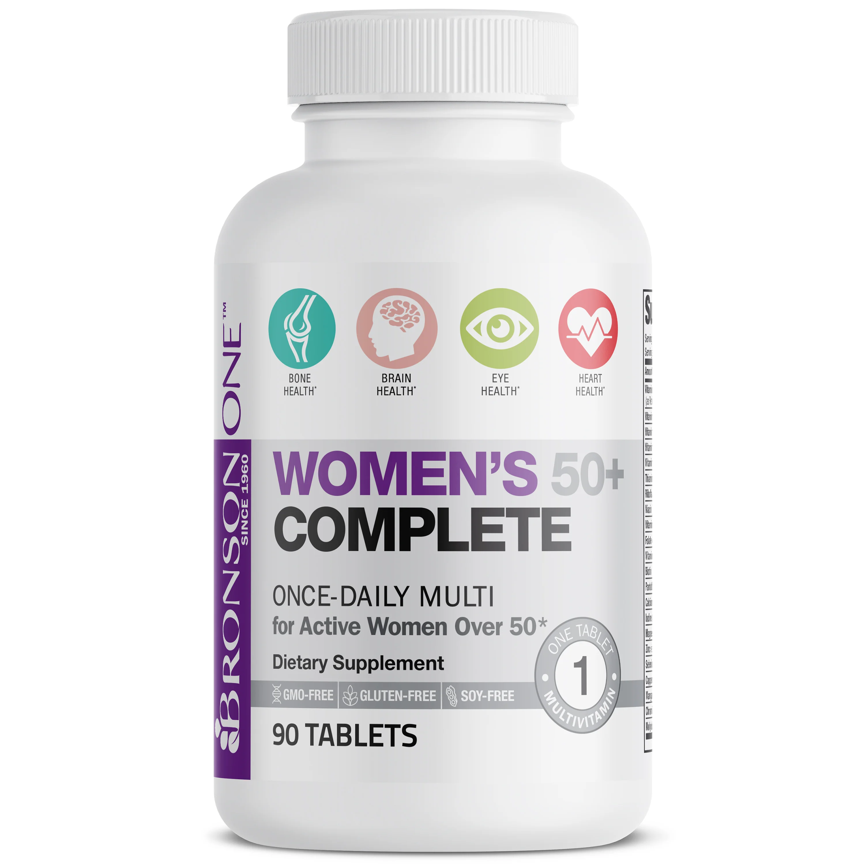 Bronson ONE™ Women’s 50+ Complete Once-Daily Multivitamin - Image 15