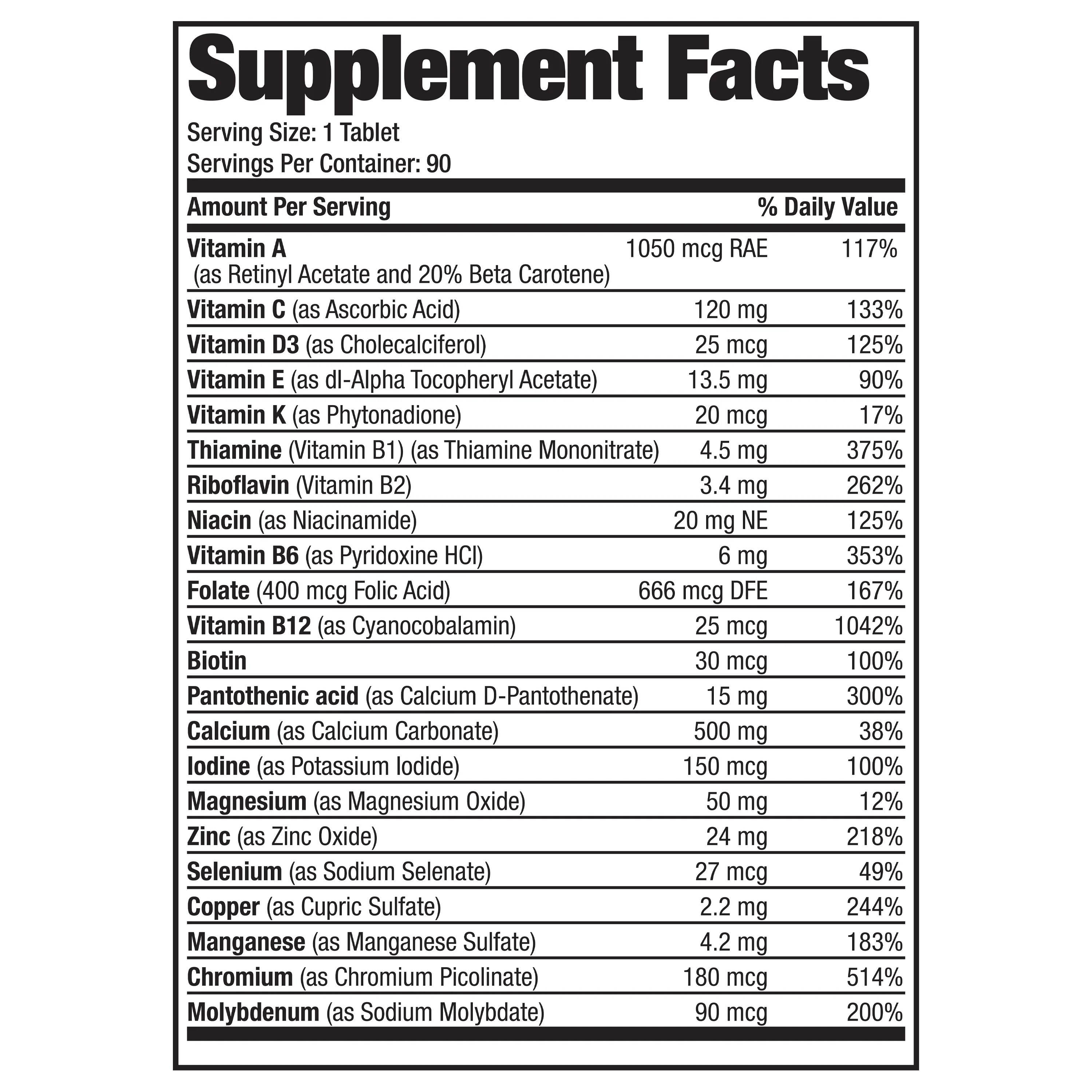 Bronson ONE™ Women’s 50+ Complete Once-Daily Multivitamin - Image 18