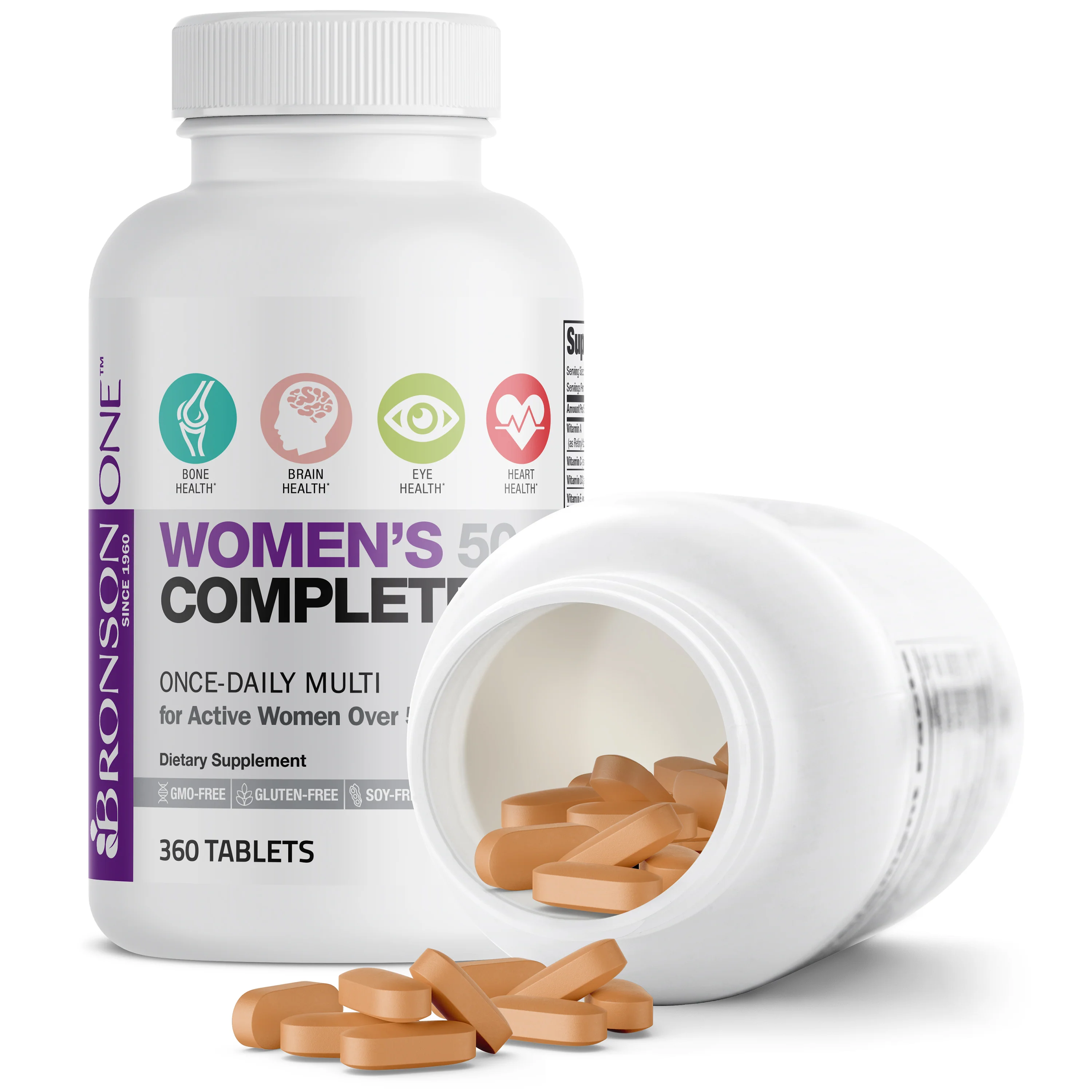 Bronson ONE™ Women’s 50+ Complete Once-Daily Multivitamin - Image 22