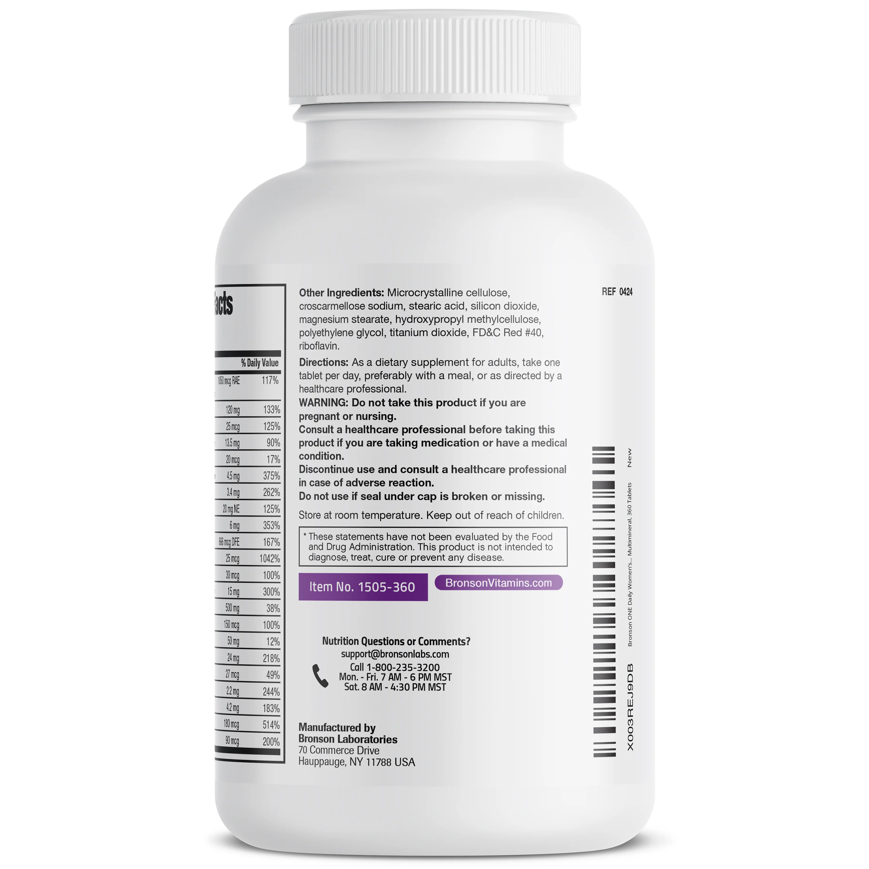 Bronson ONE™ Women’s 50+ Complete Once-Daily Multivitamin - Image 23