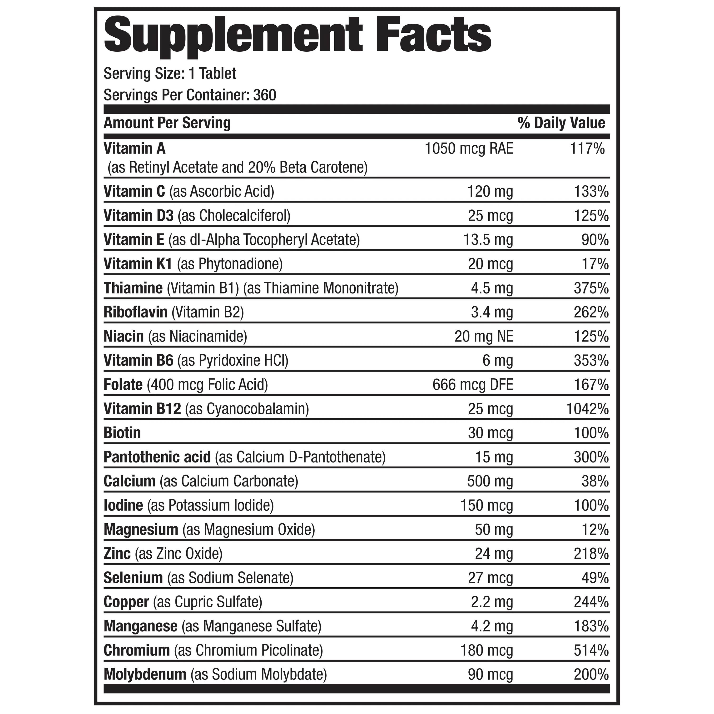 Bronson ONE™ Women’s 50+ Complete Once-Daily Multivitamin - Image 24