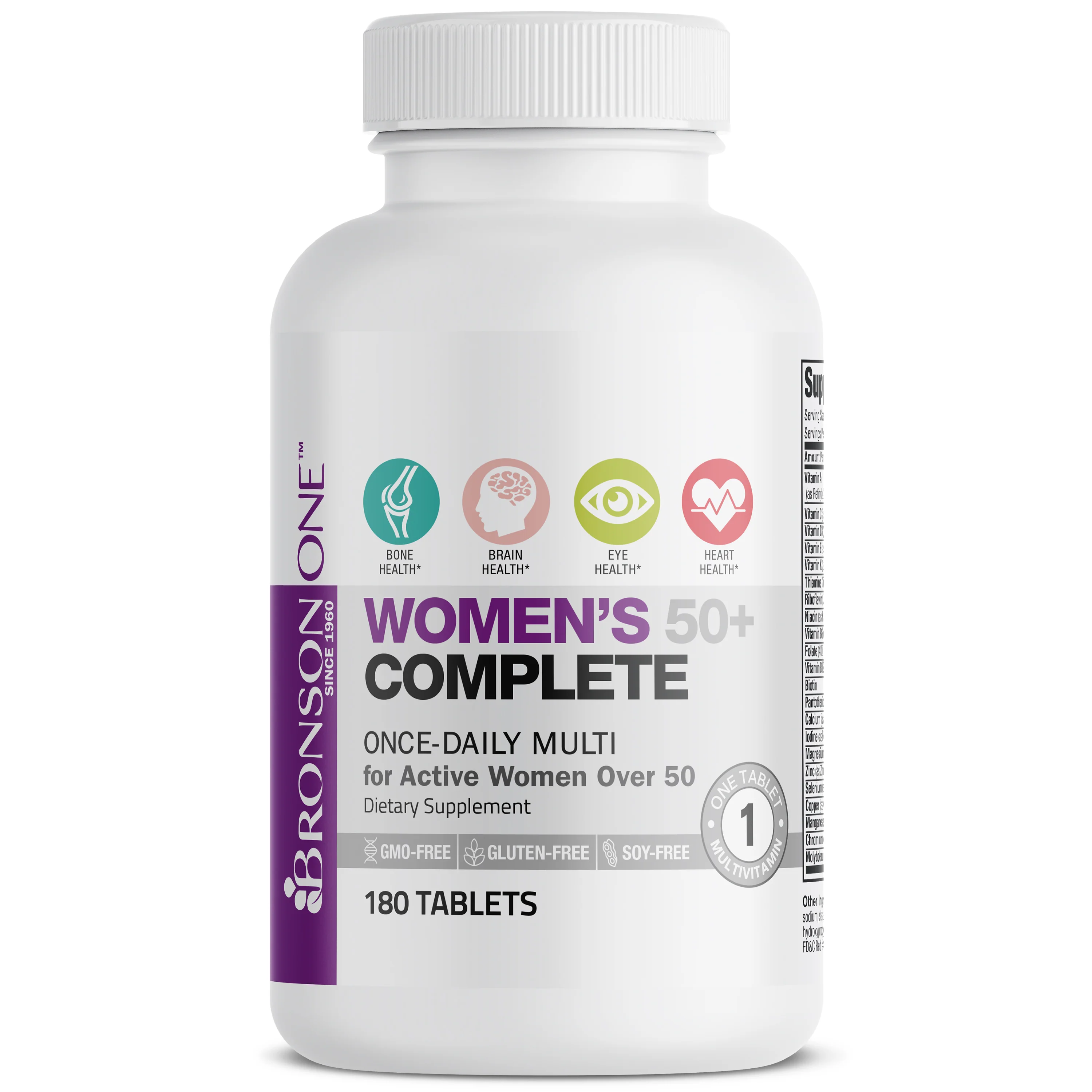 Bronson ONE™ Women’s 50+ Complete Once-Daily Multivitamin - Image 3