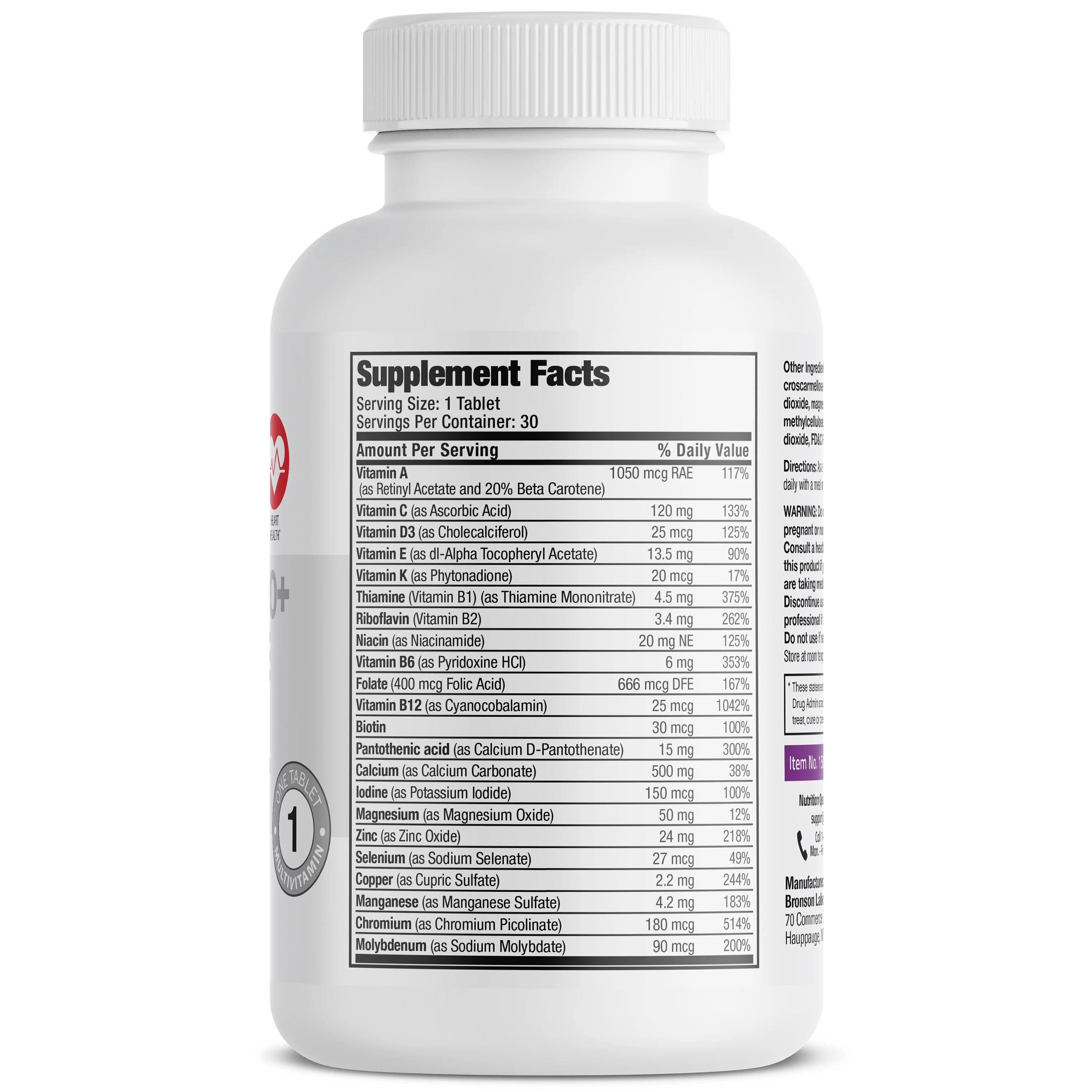 Bronson ONE™ Women’s 50+ Complete Once-Daily Multivitamin - Image 7