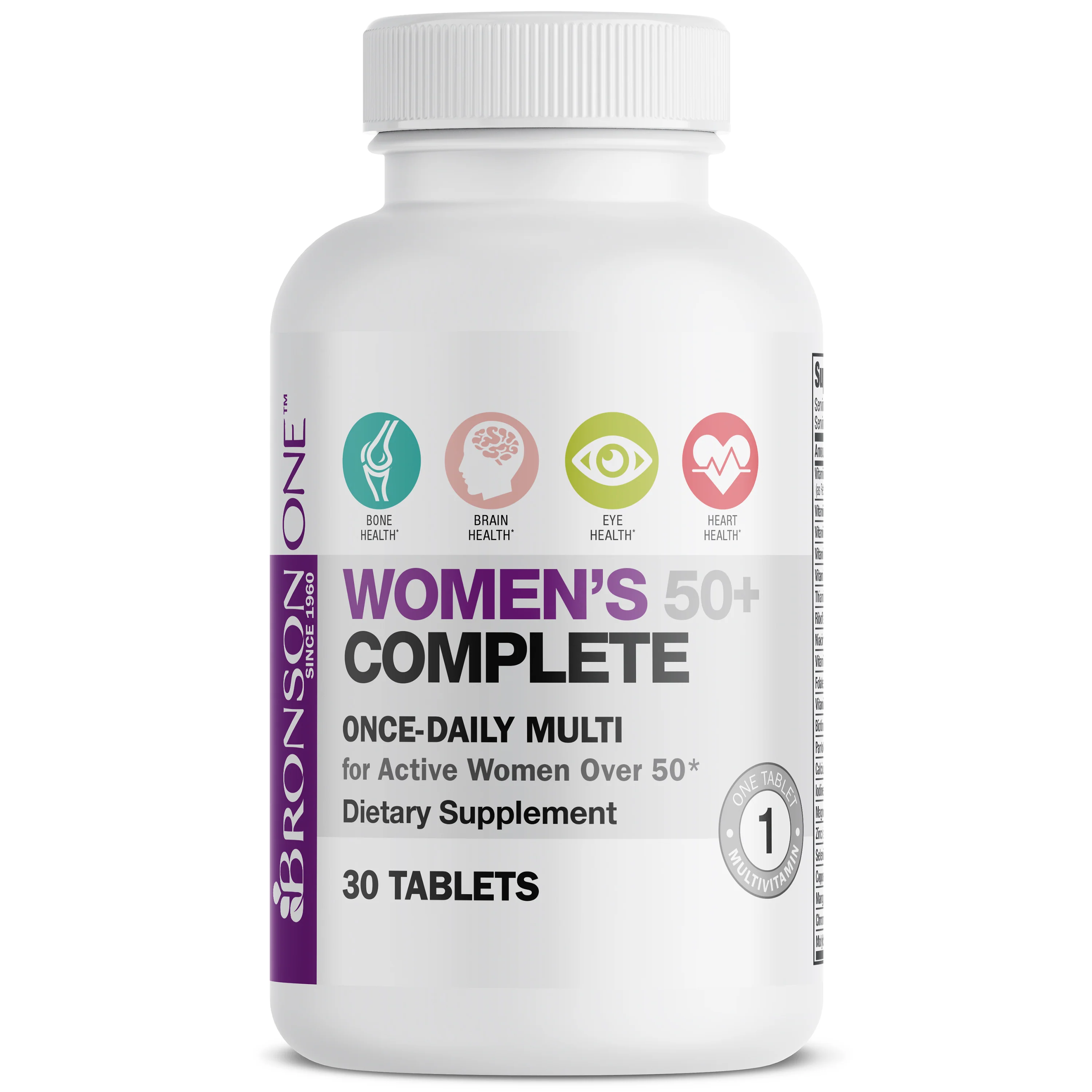 Bronson ONE™ Women’s 50+ Complete Once-Daily Multivitamin - Image 9