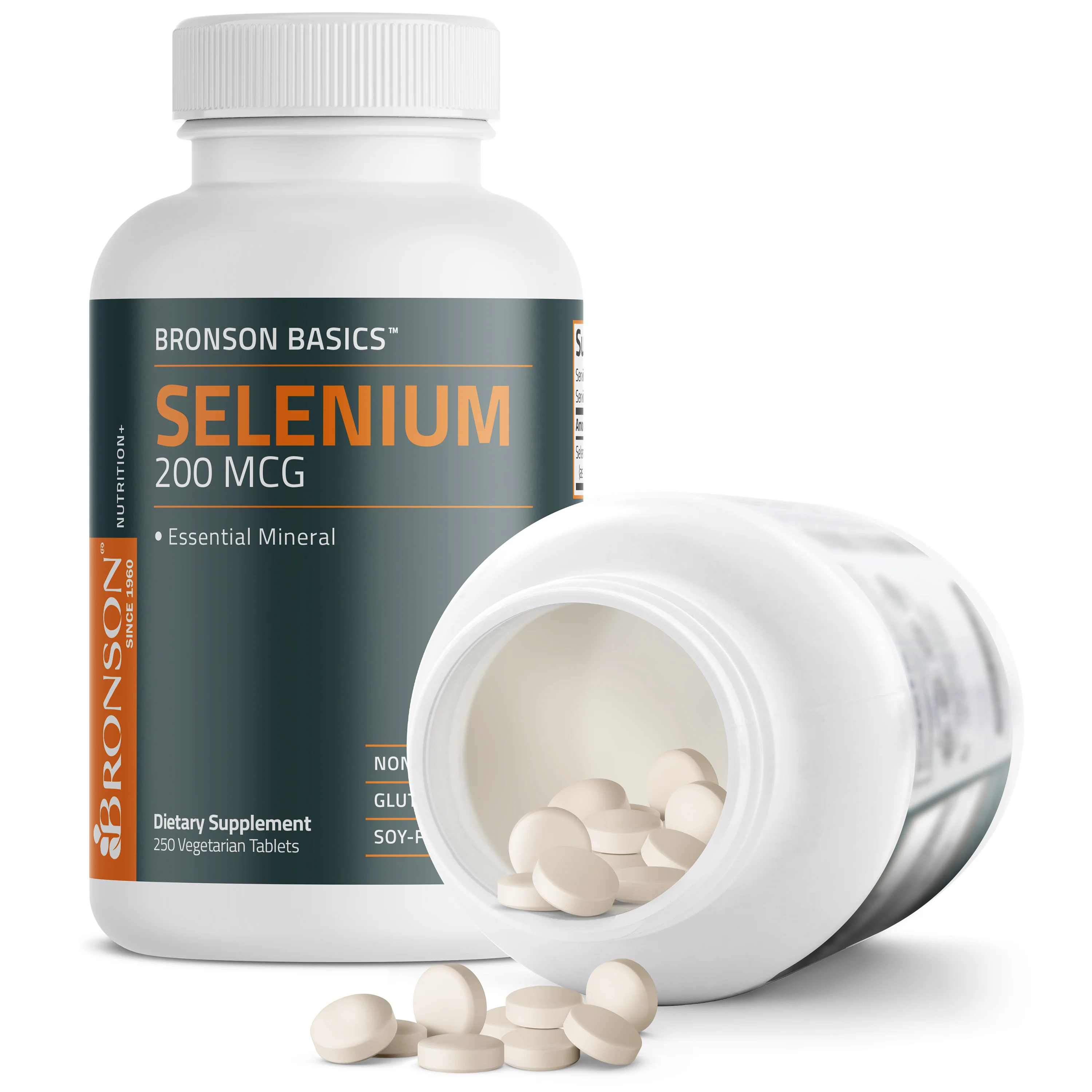 Selenium 200 mcg, 250 Vegetarian Tablets - Image 4