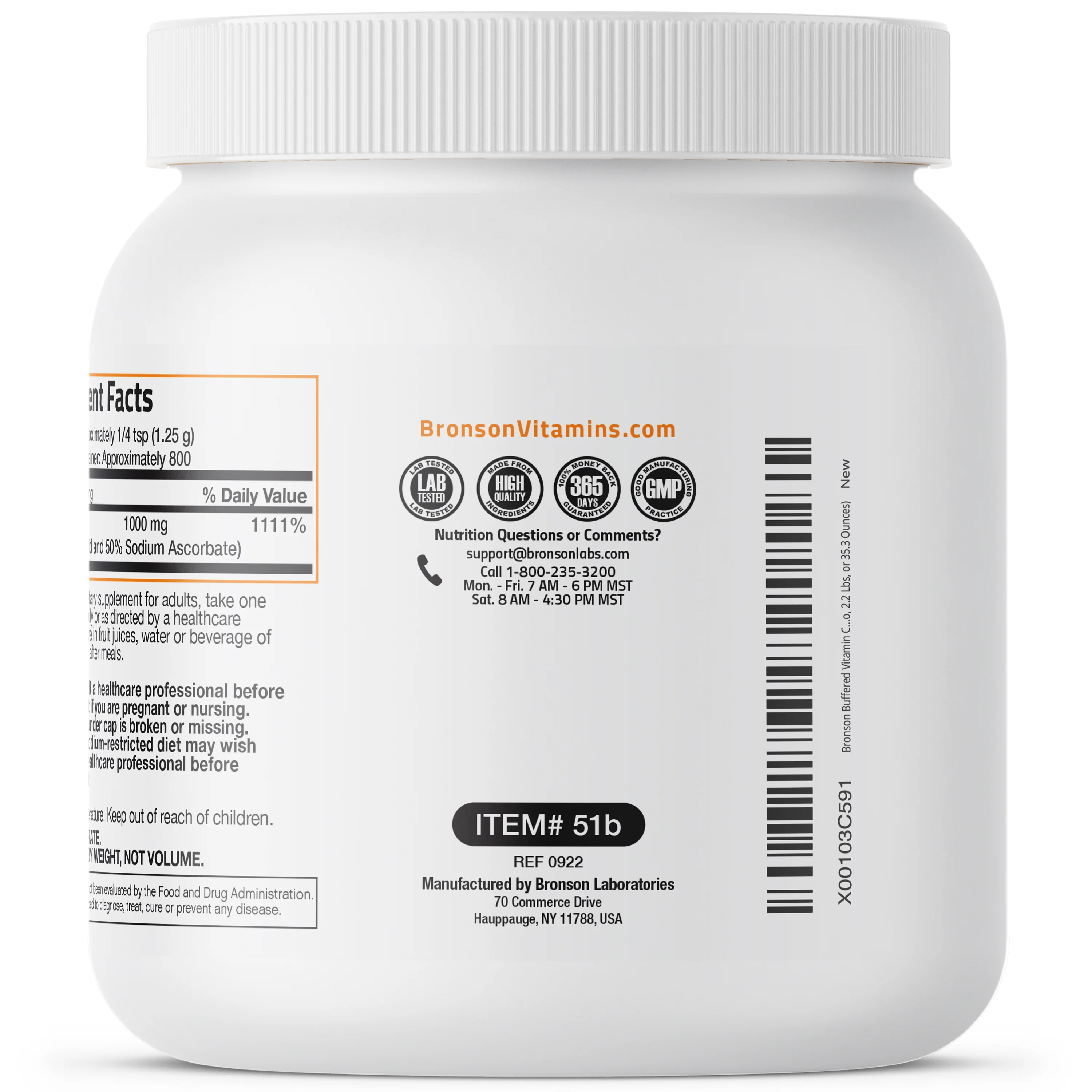 Buffered Vitamin C Ascorbic Acid Crystals - 1,000 mg - Image 7
