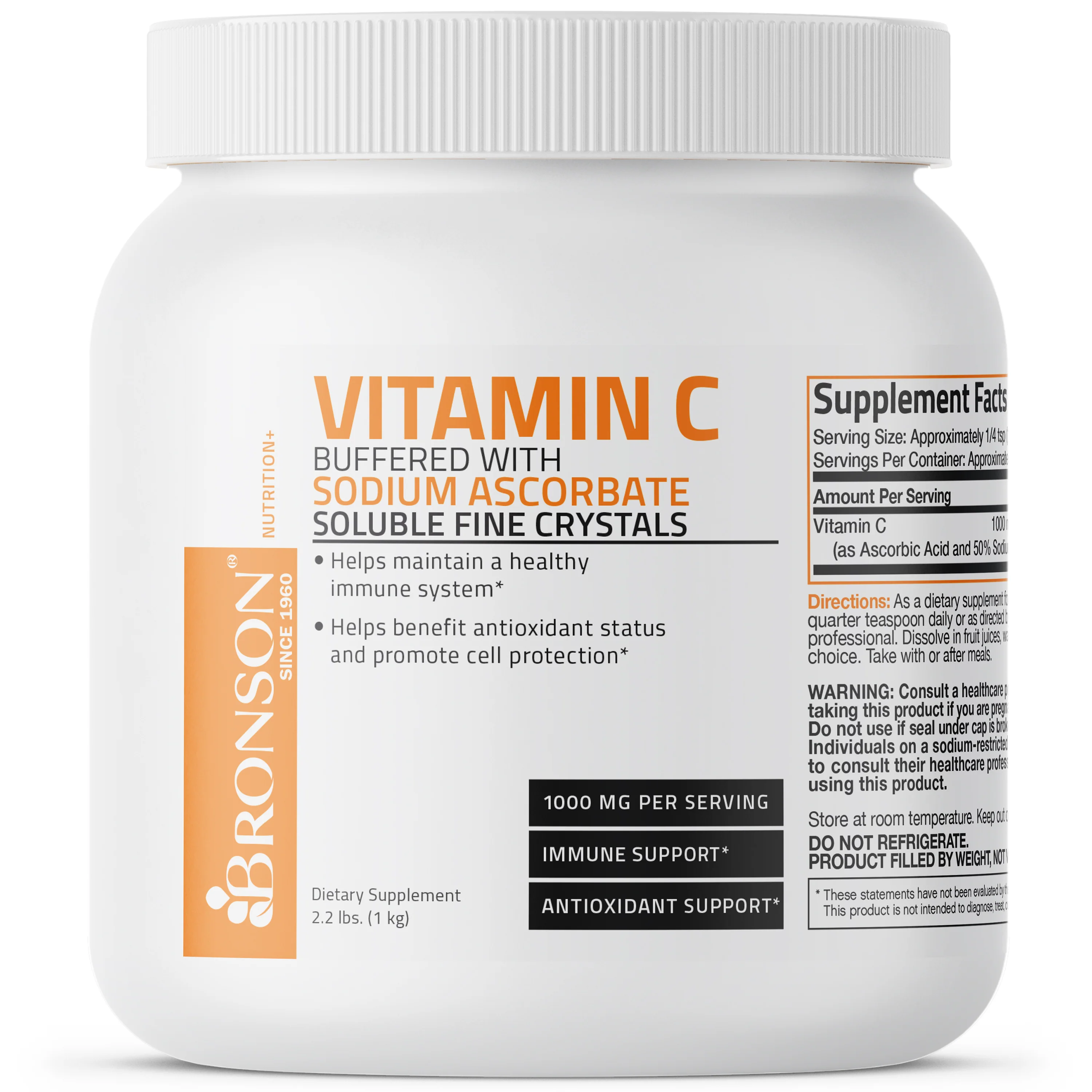Buffered Vitamin C Ascorbic Acid Crystals - 1,000 mg - Image 8