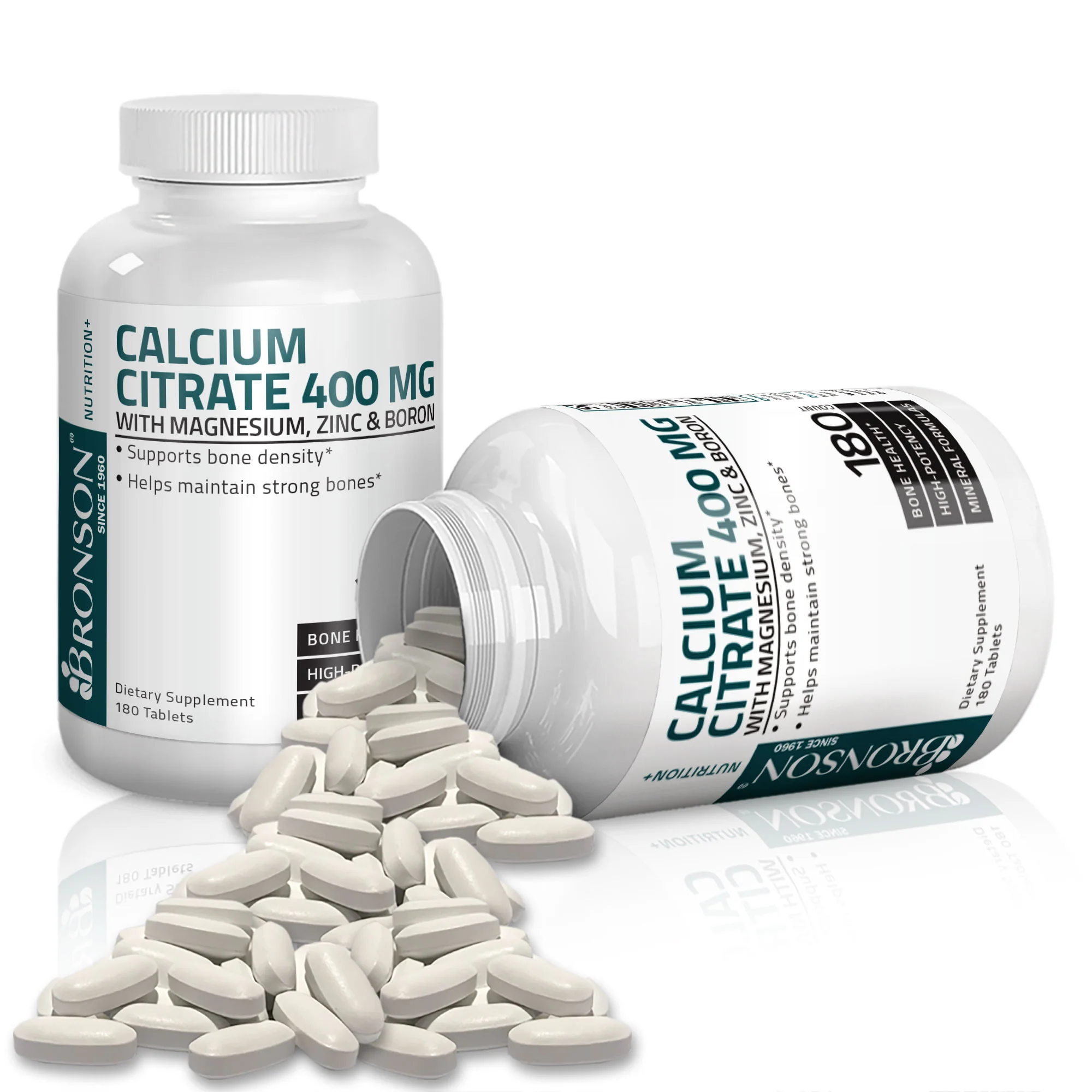 Calcium and Magnesium with Boron and Zinc - 180 Tablets - Image 4
