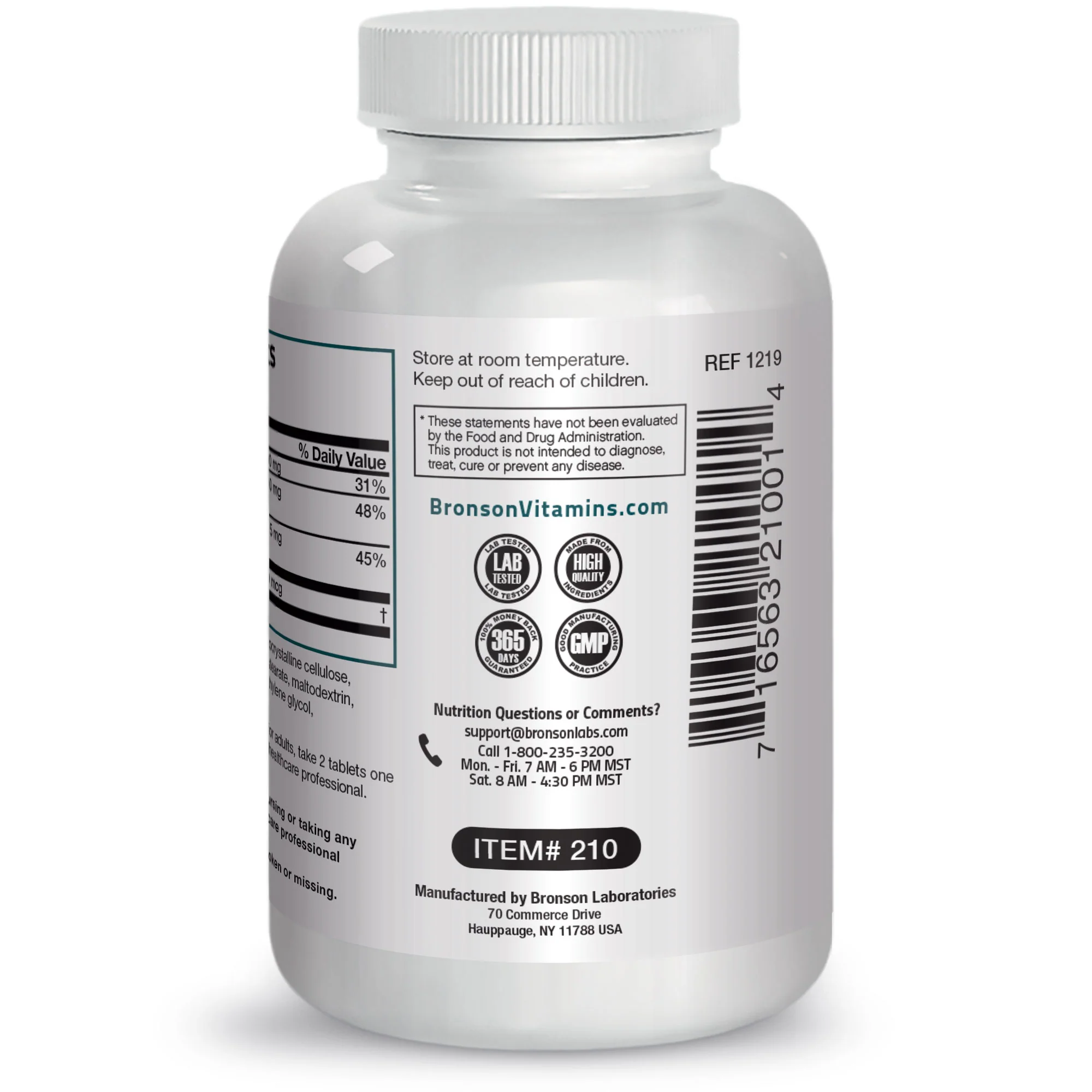 Calcium and Magnesium with Boron and Zinc - 180 Tablets - Image 5