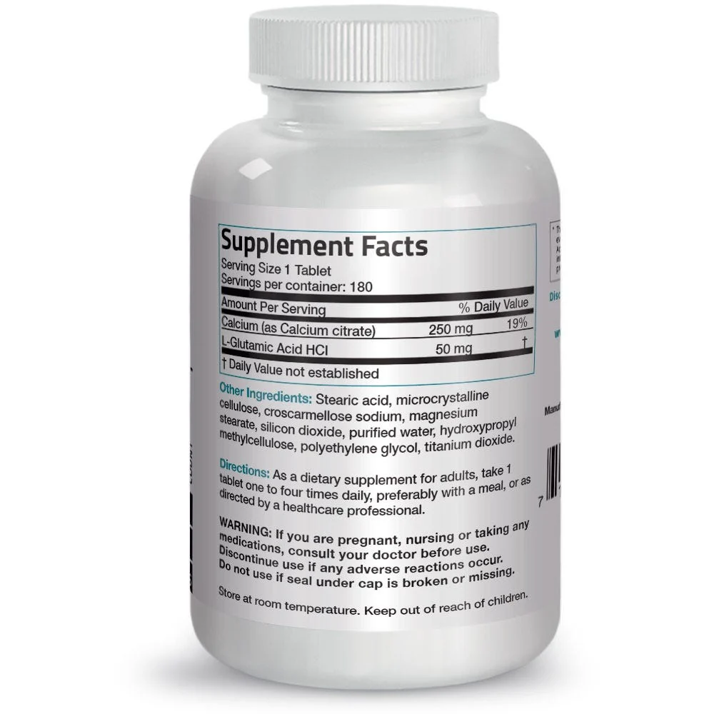 Calcium Citrate - 250 mg - 180 Tablets - Image 4