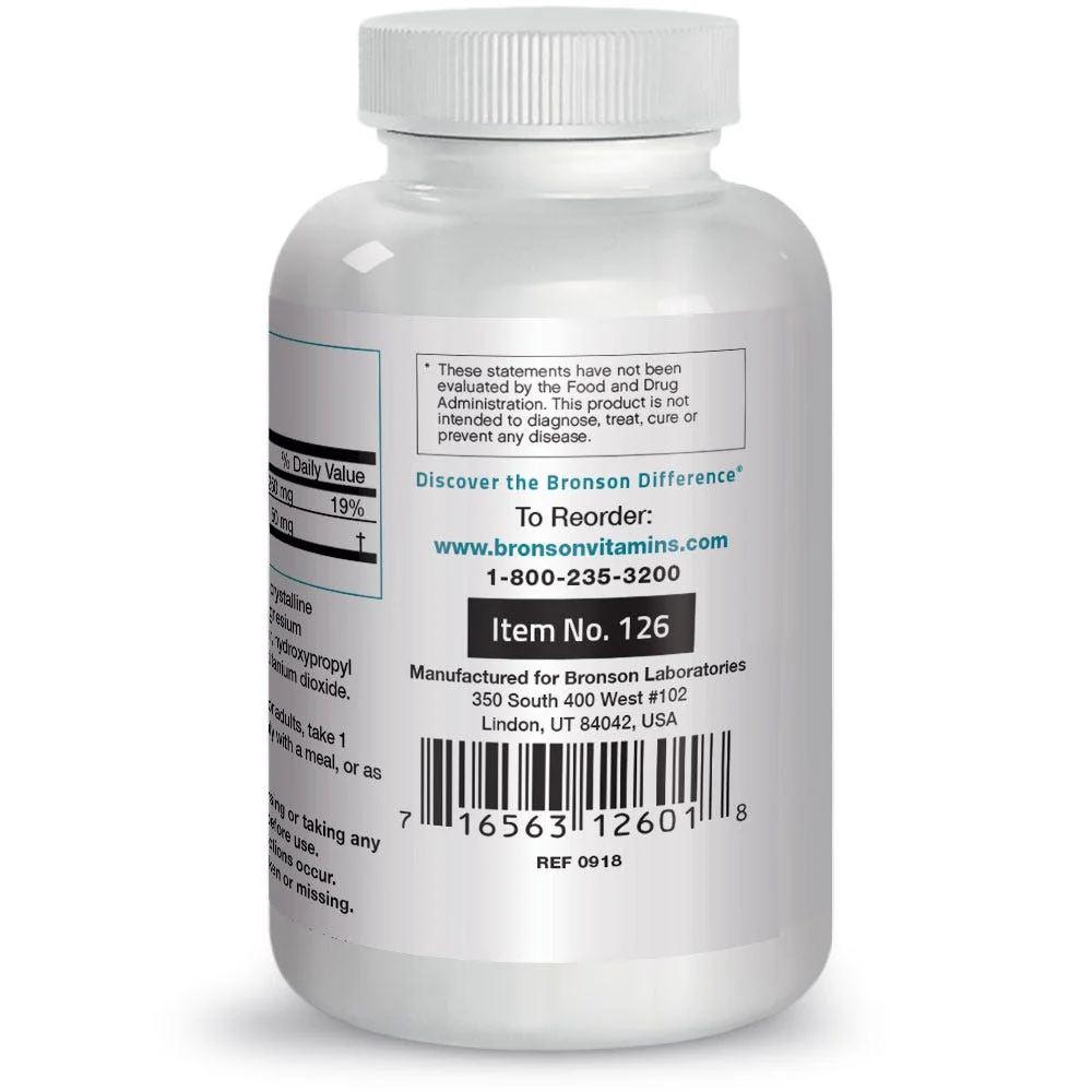 Calcium Citrate - 250 mg - 180 Tablets - Image 5