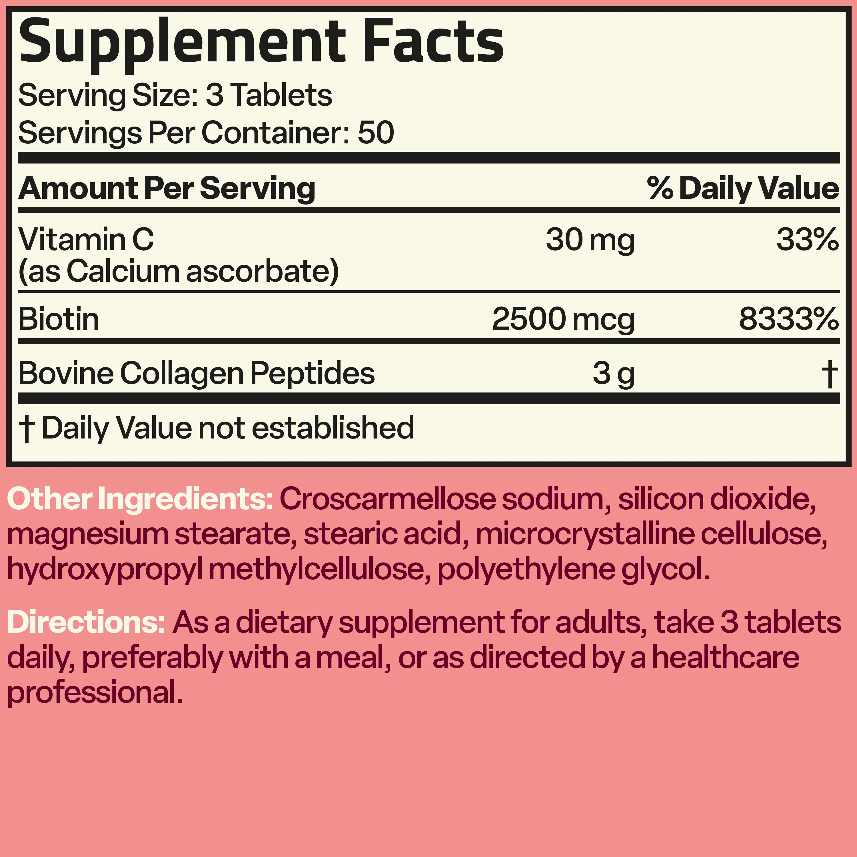 Collagen, Biotin & Vitamin C Advanced Beauty Support Formula - Image 12