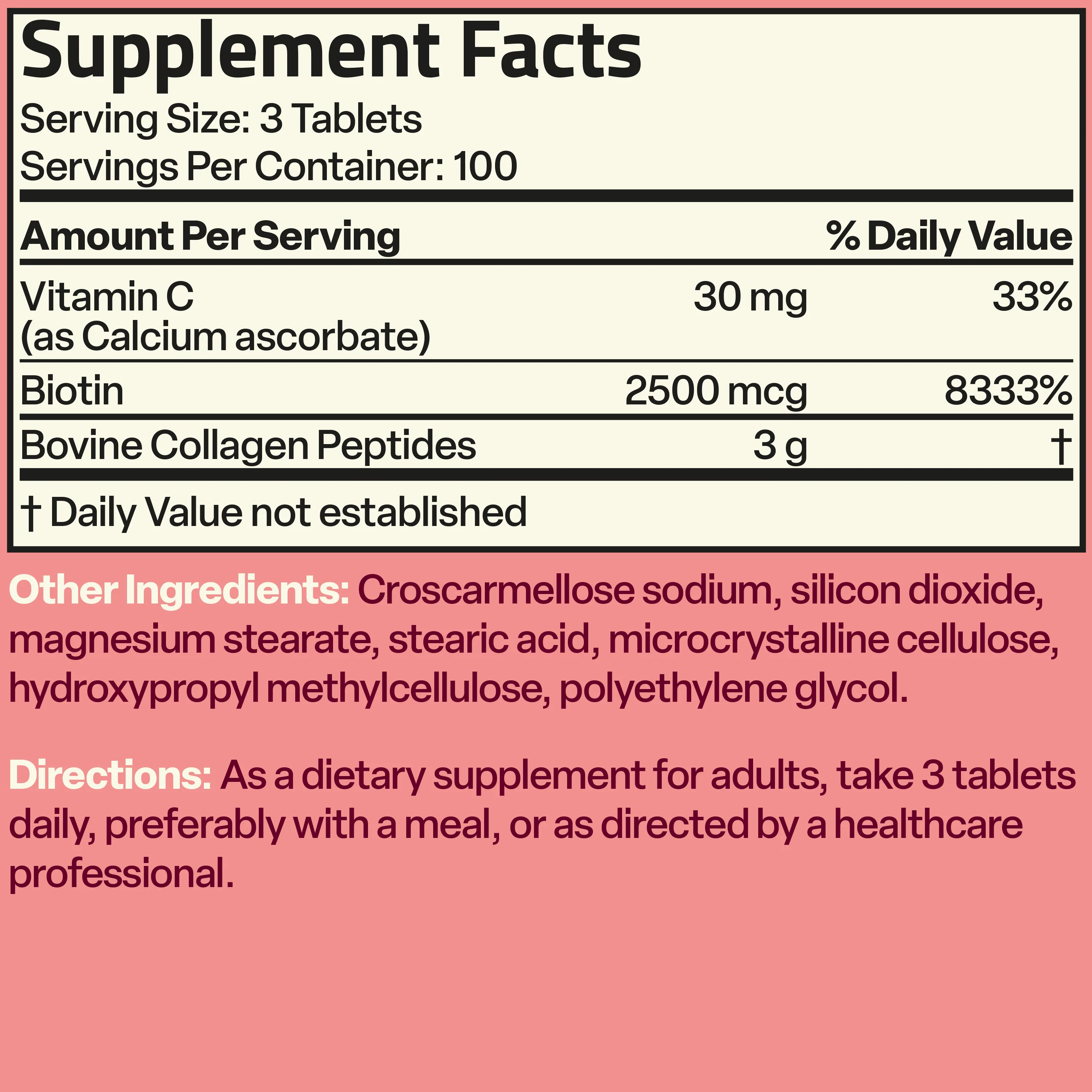 Collagen, Biotin & Vitamin C Advanced Beauty Support Formula - Image 18