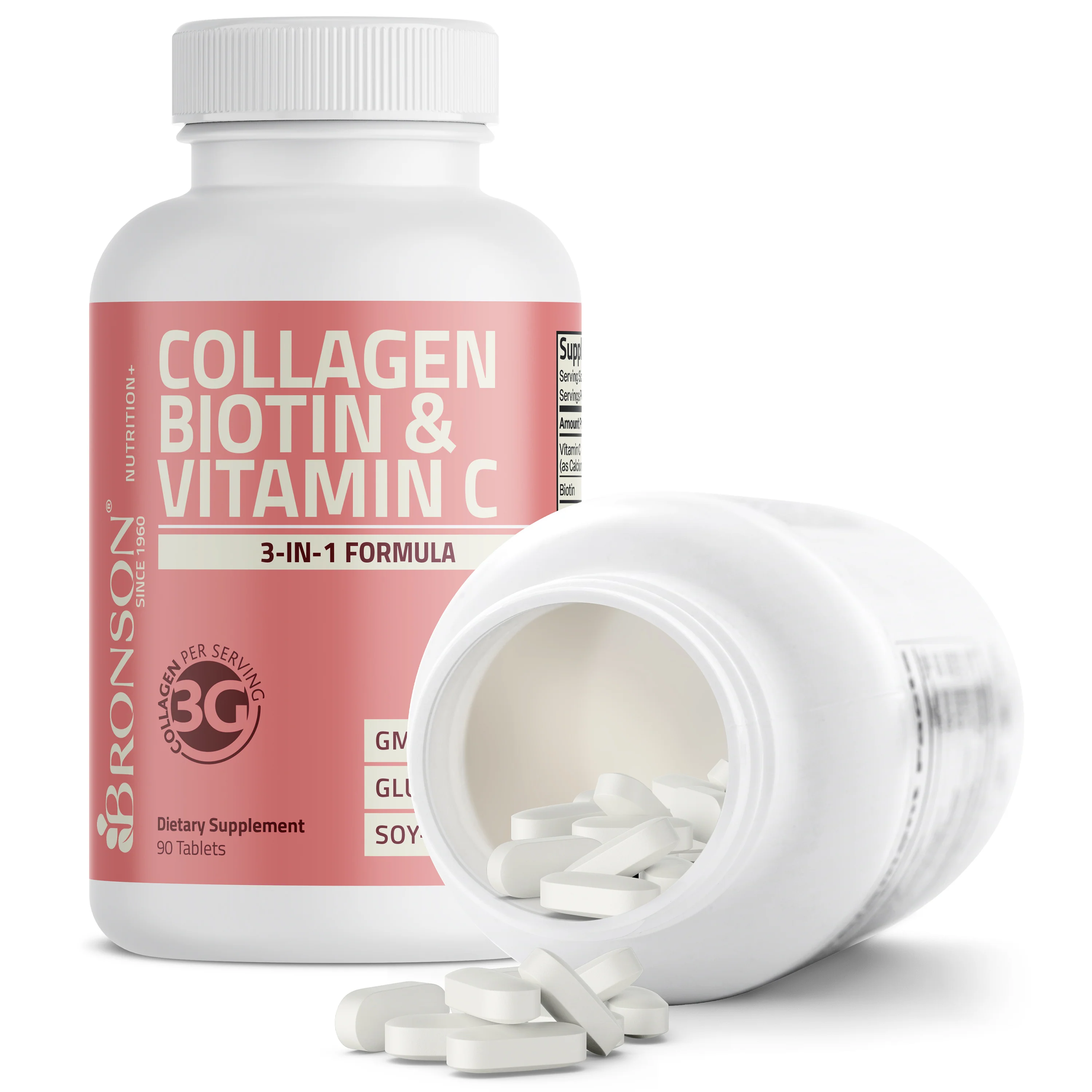 Collagen, Biotin & Vitamin C Advanced Beauty Support Formula - Image 3
