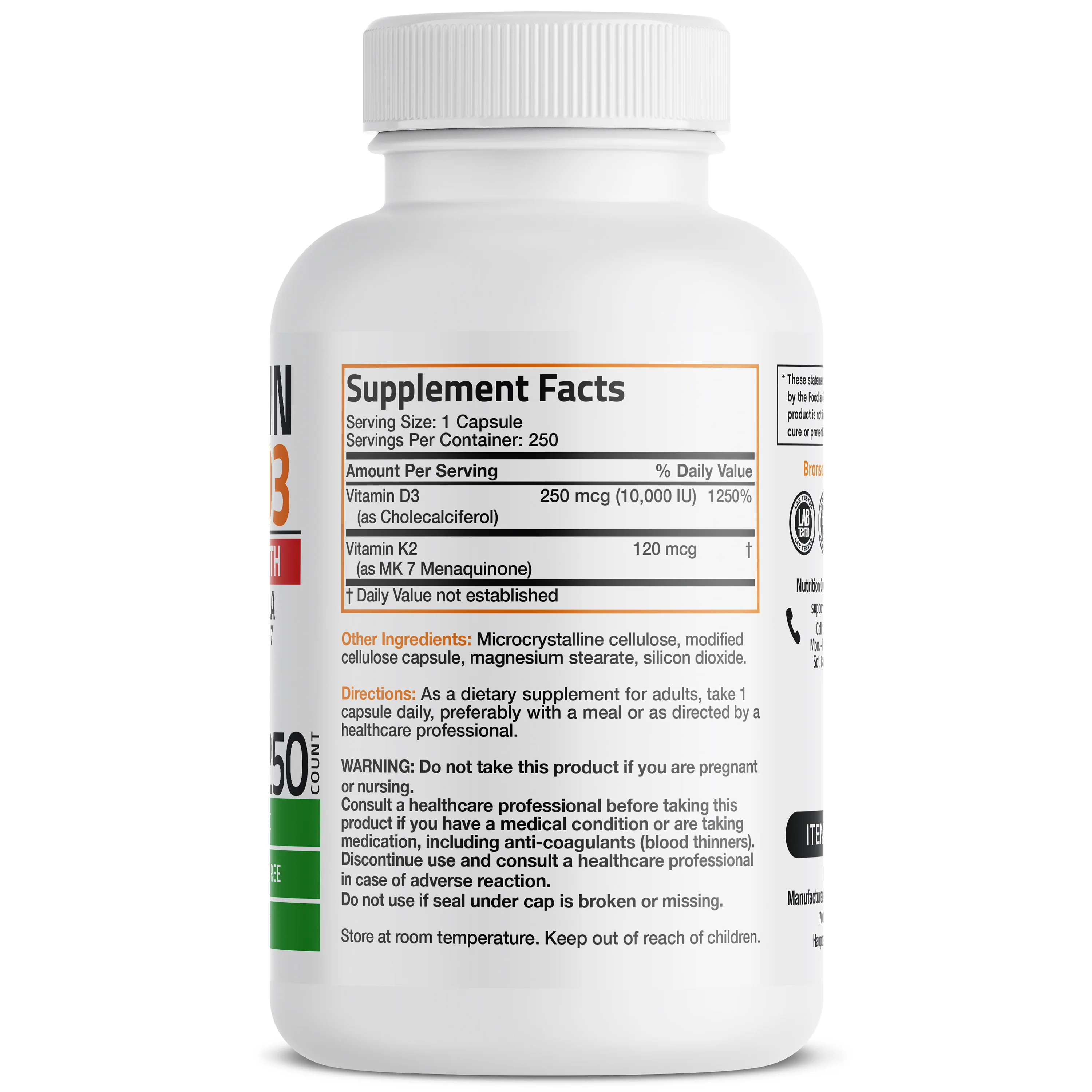 Vitamin K2 MK-7 Plus Vitamin D3 Extra Strength - Image 10