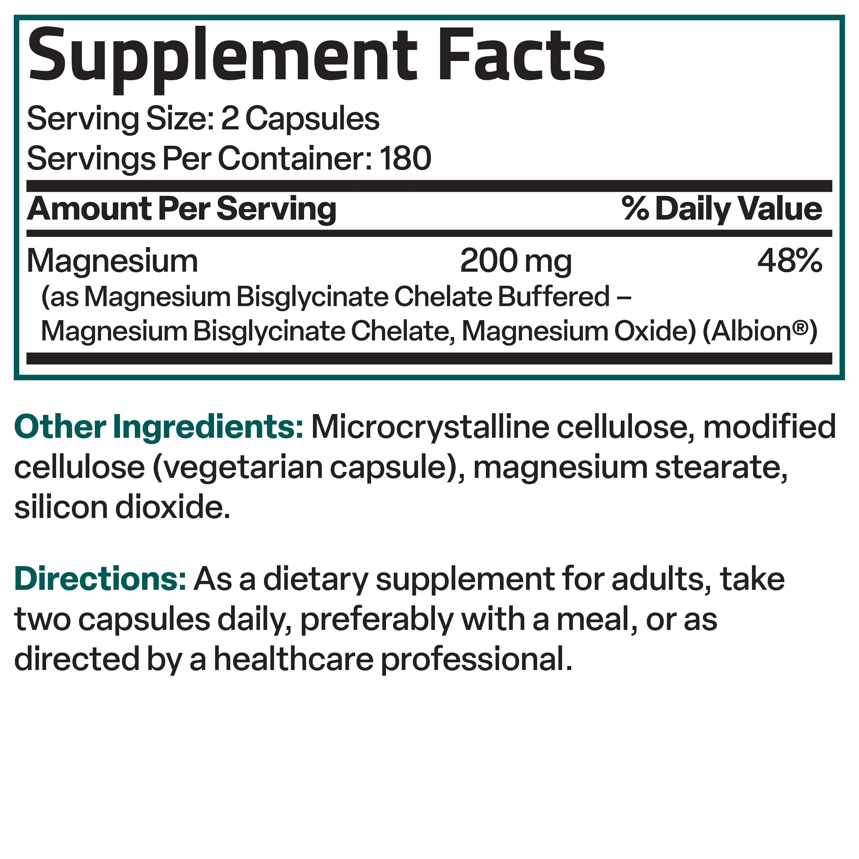 Magnesium Glycinate High Absorption  200 MG - Image 12