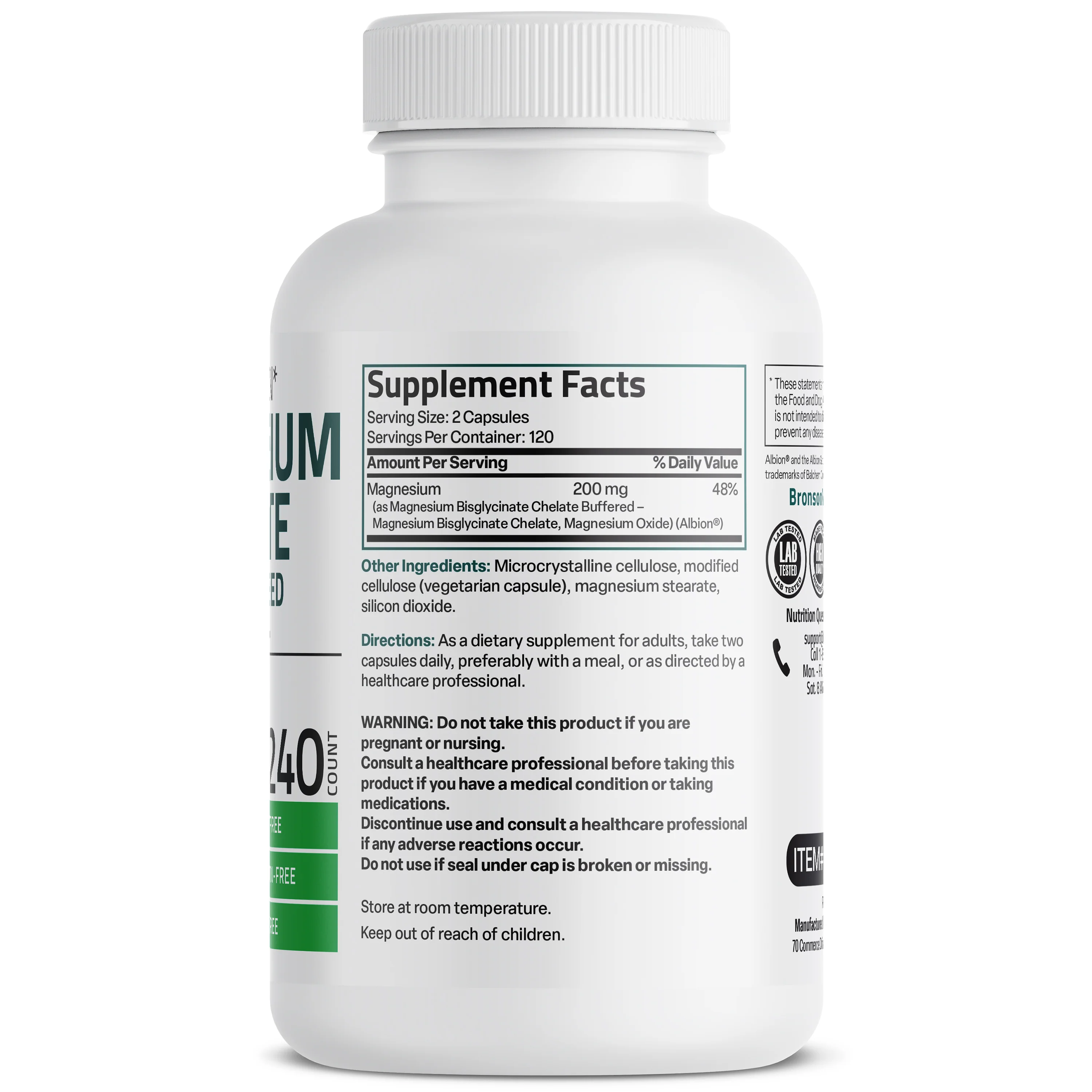 Magnesium Glycinate High Absorption  200 MG - Image 16