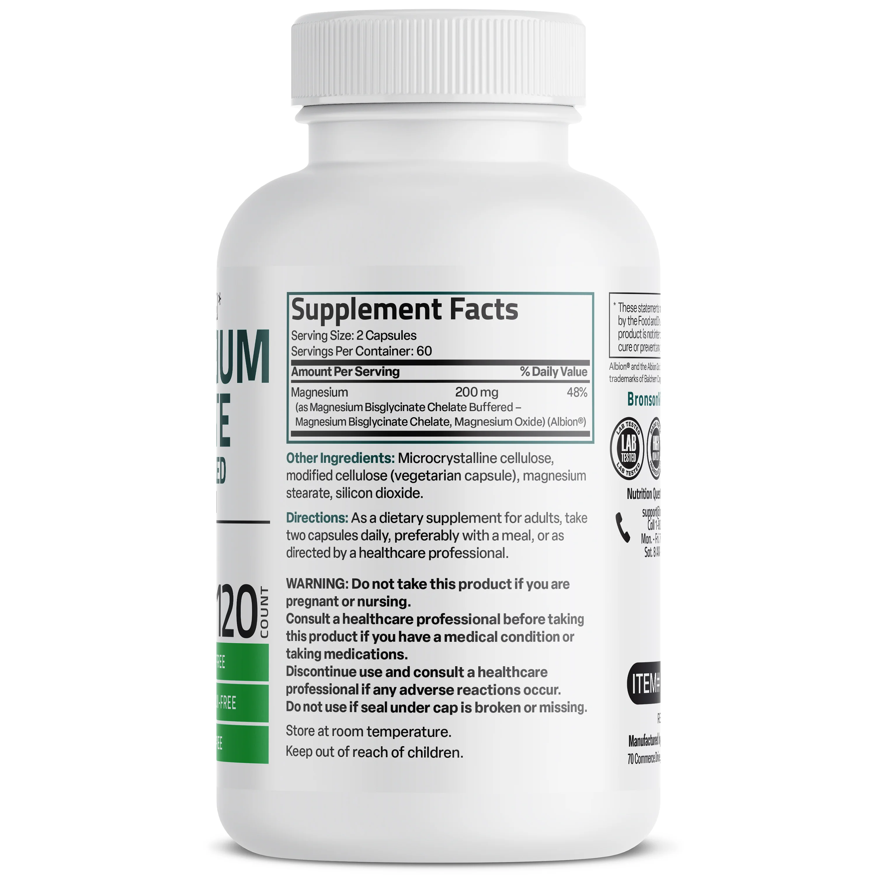 Magnesium Glycinate High Absorption  200 MG - Image 22