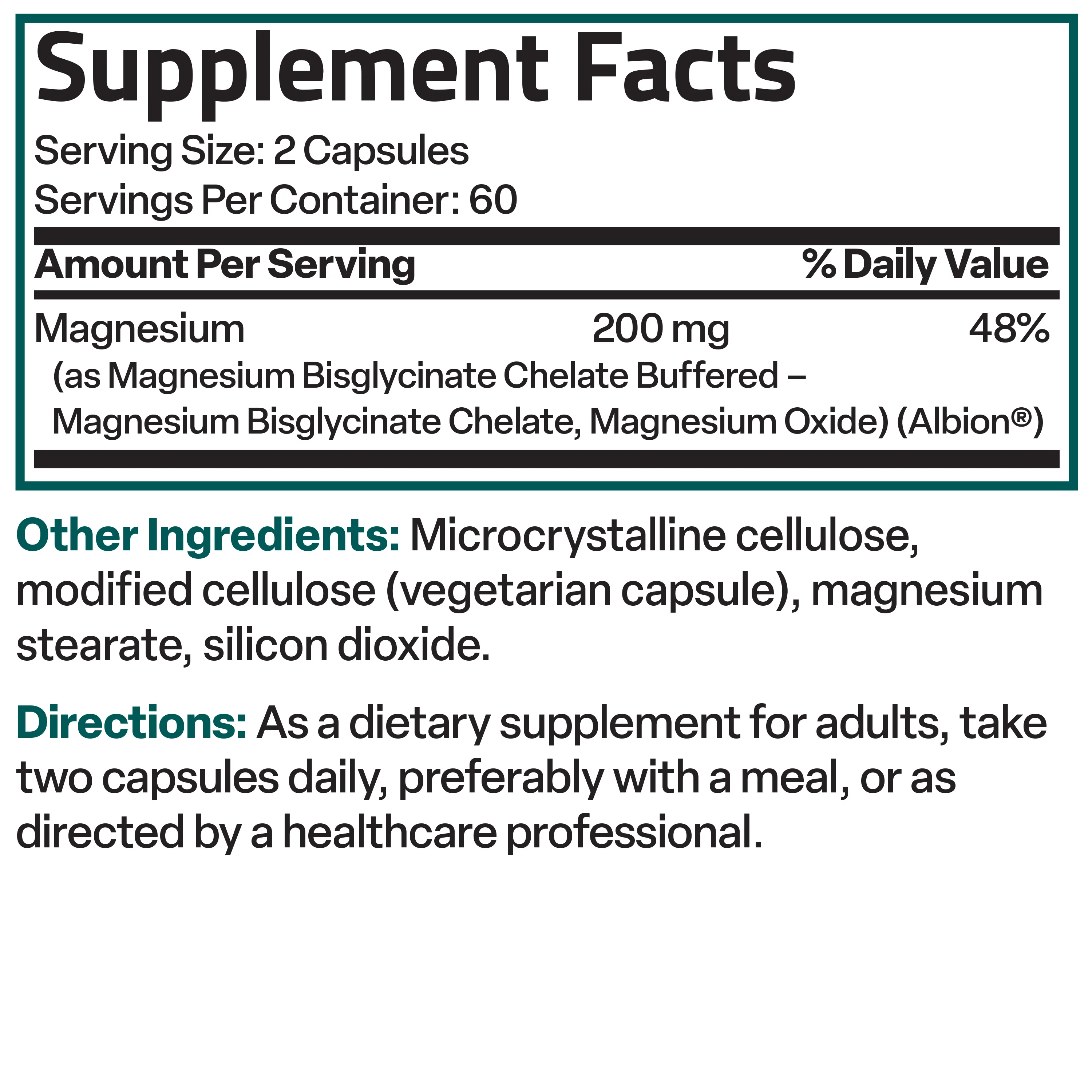 Magnesium Glycinate High Absorption  200 MG - Image 24