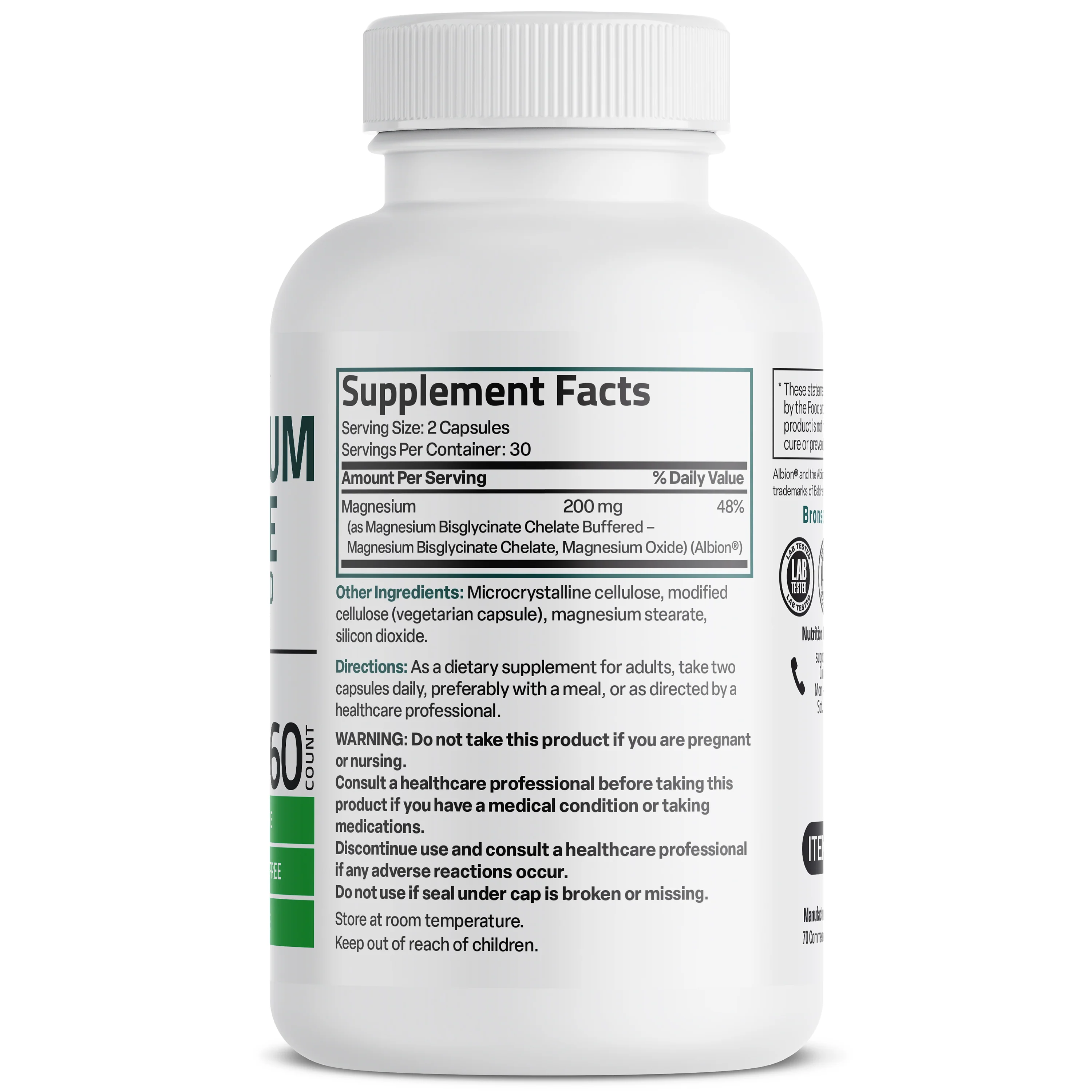 Magnesium Glycinate High Absorption  200 MG - Image 4