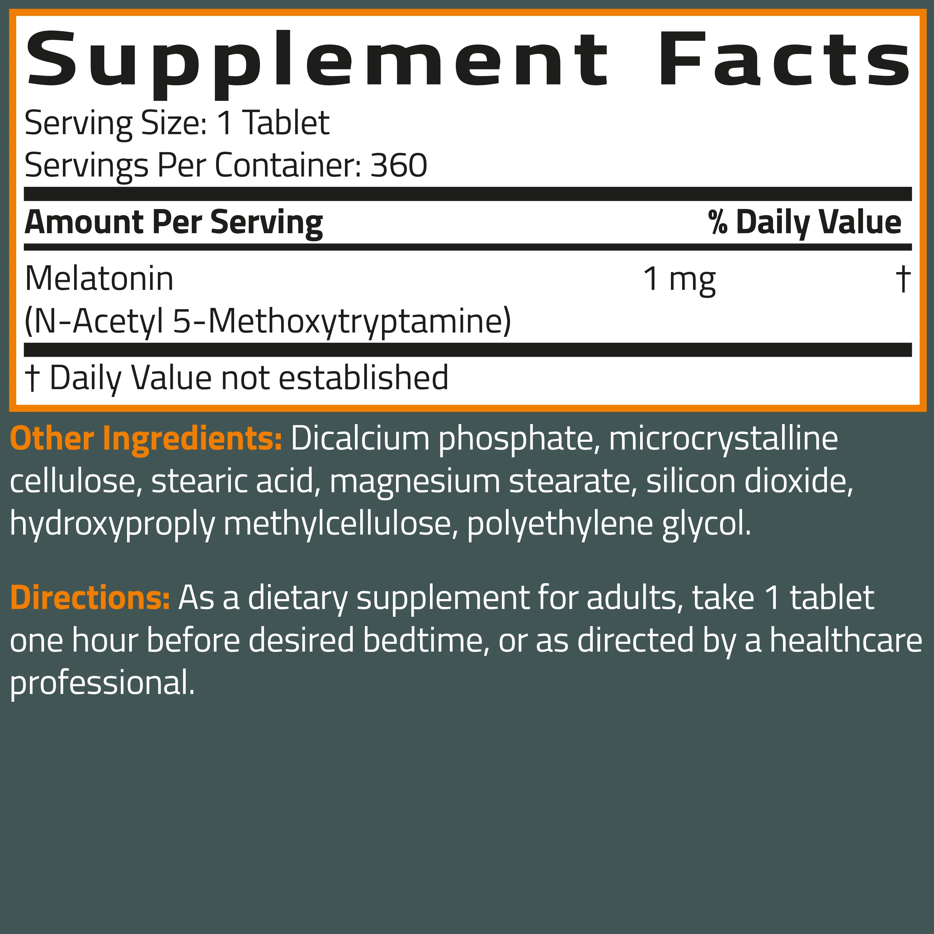 Lower Dose Melatonin 1mg - Image 4