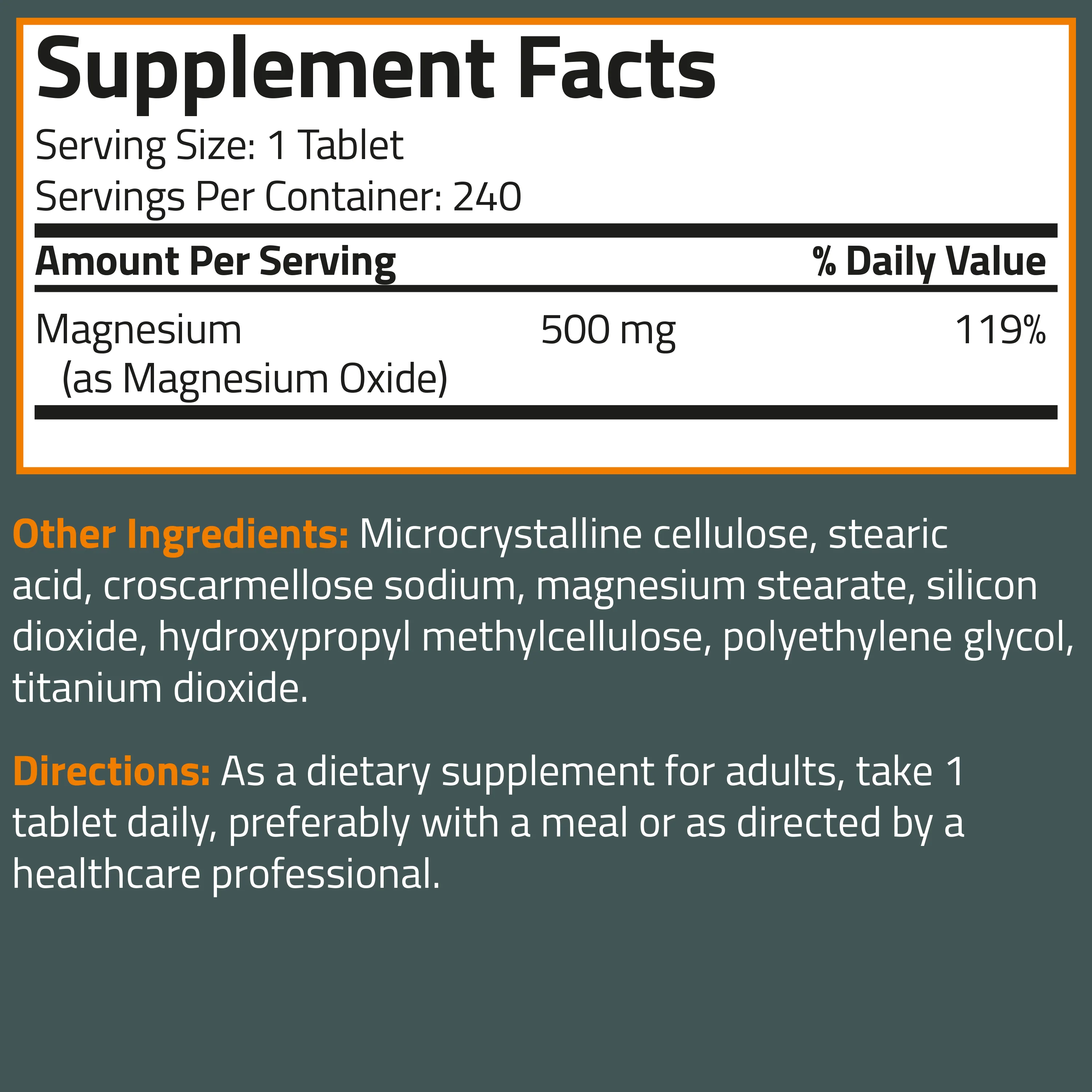 Magnesium 500 MG - Image 12