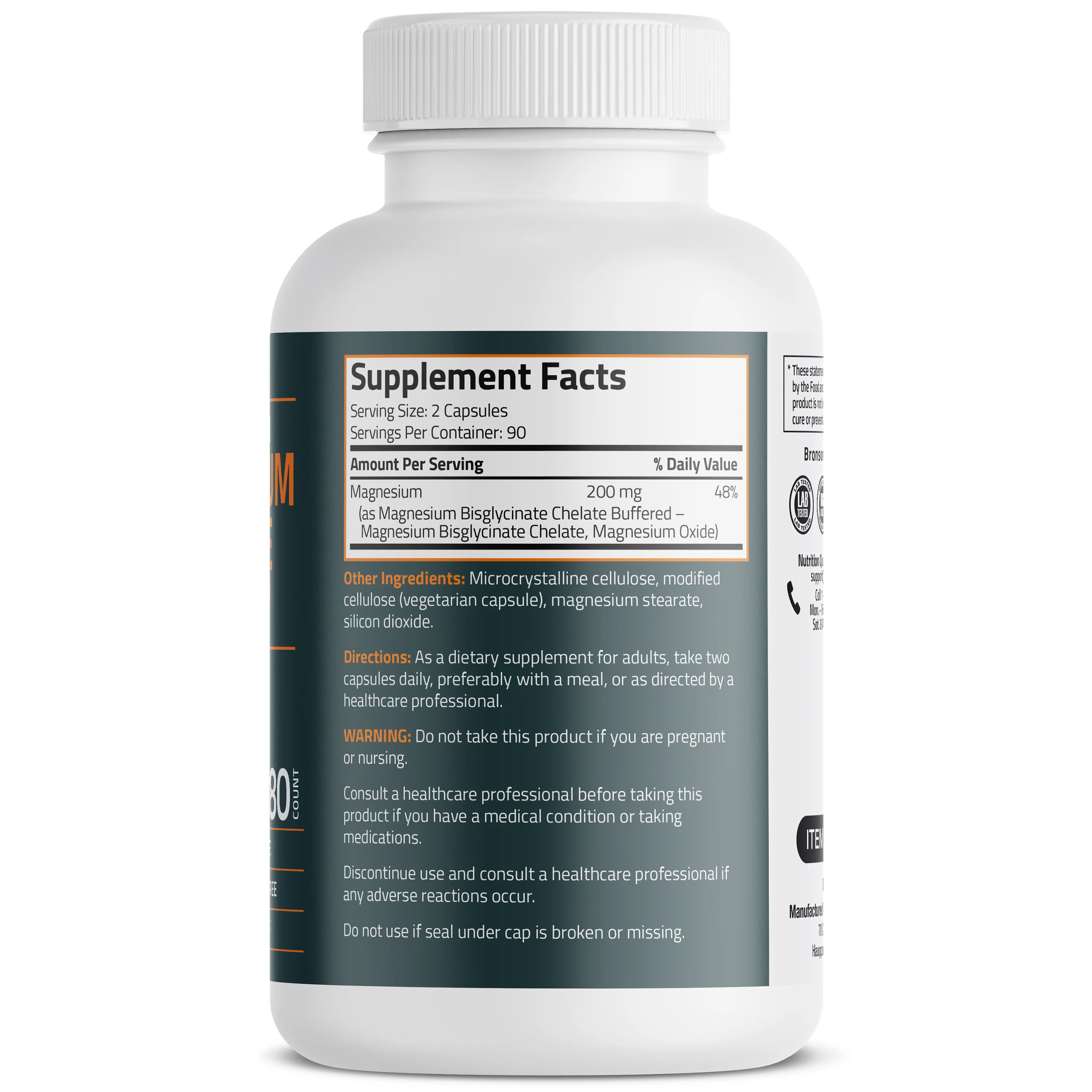Magnesium Glycinate 200 MG - Image 8