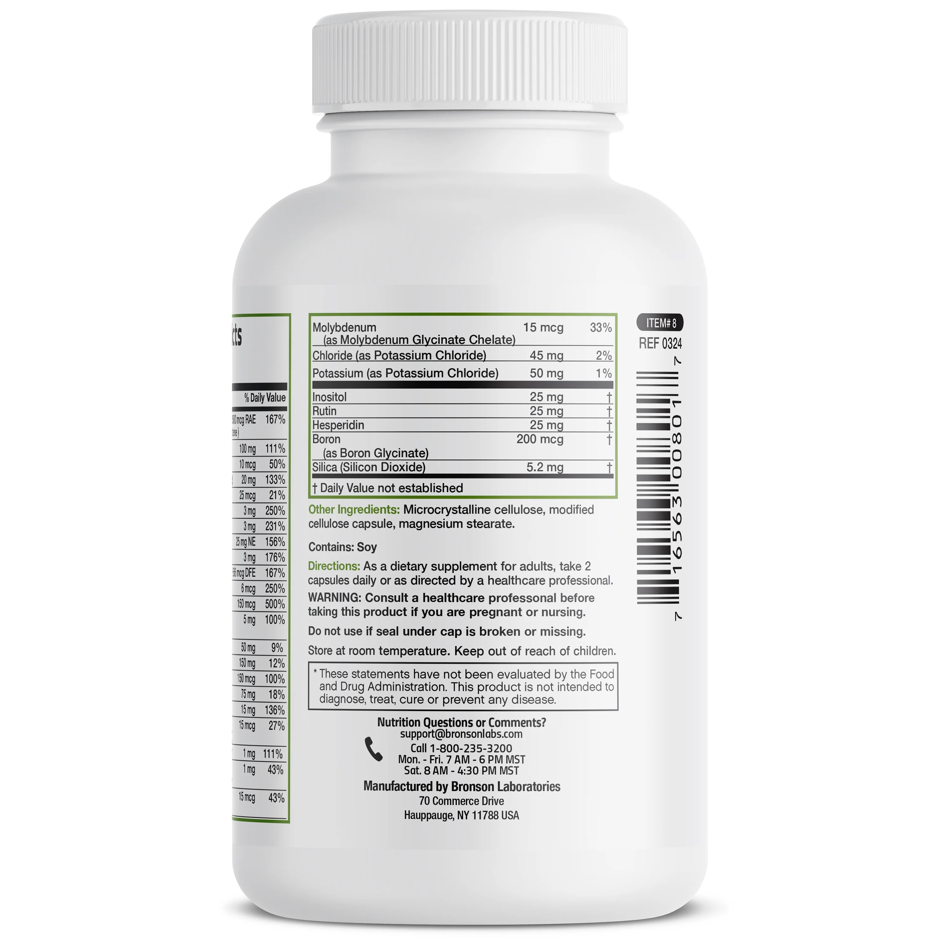 Mature Formula Multivitamin without Iron for Adults Over 50, 120 Capsules - Image 3