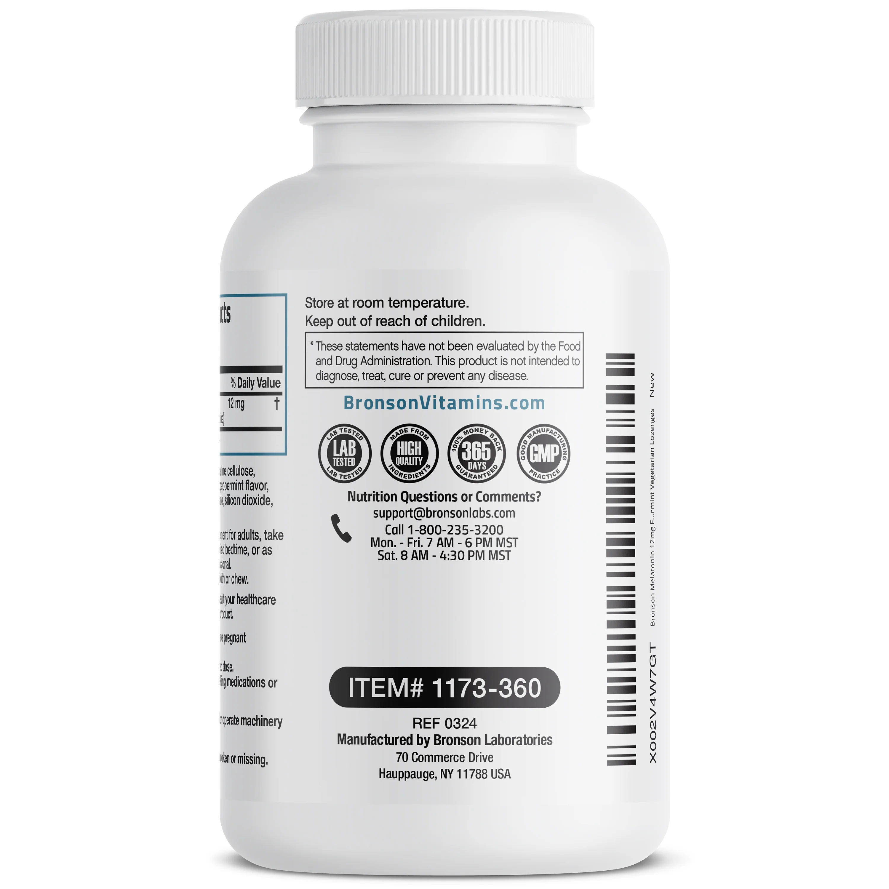 Melatonin Fast Dissolve - Peppermint - 12 mg - Image 11