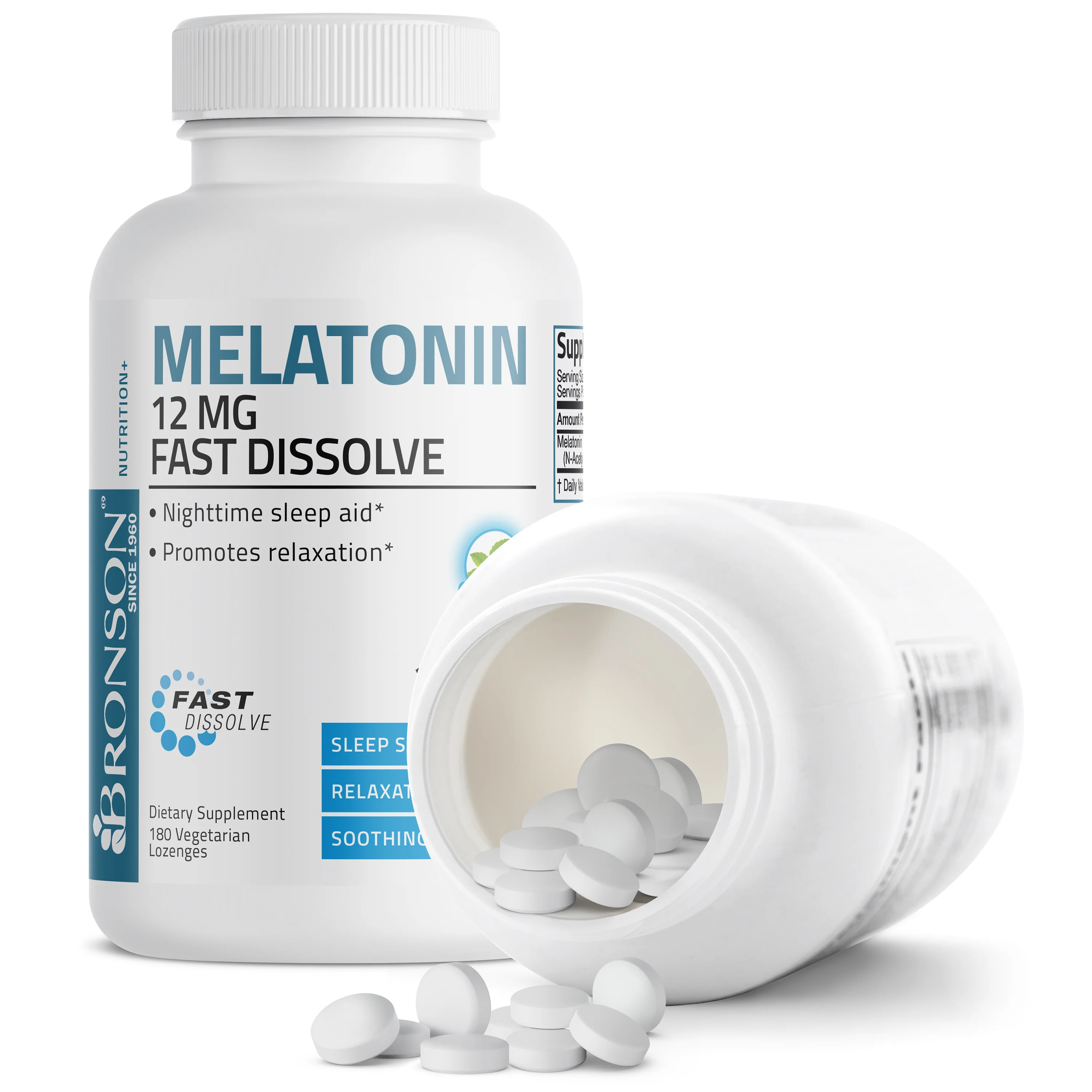 Melatonin Fast Dissolve - Peppermint - 12 mg - Image 4