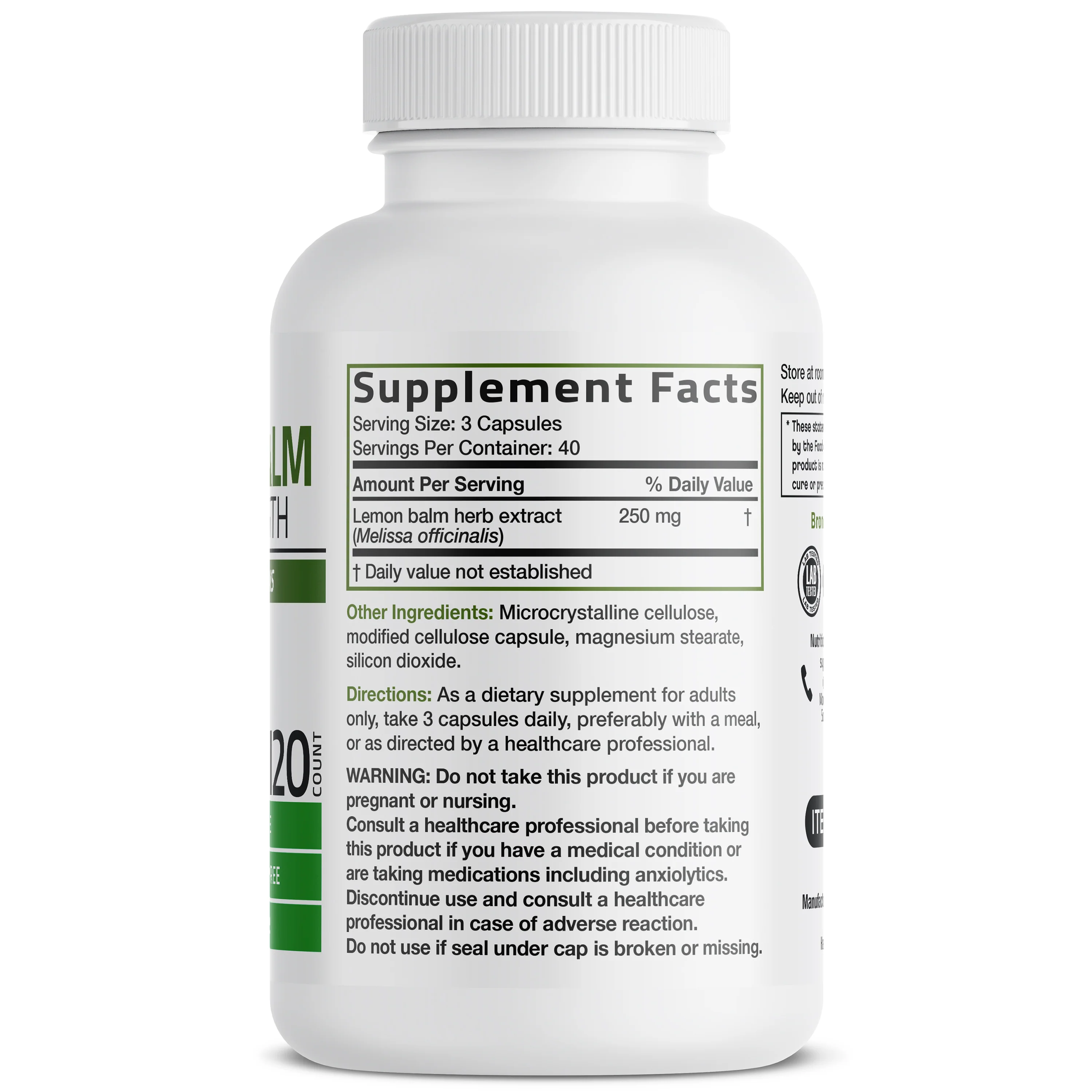 Melissa Lemon Balm Extra Strength - Image 4