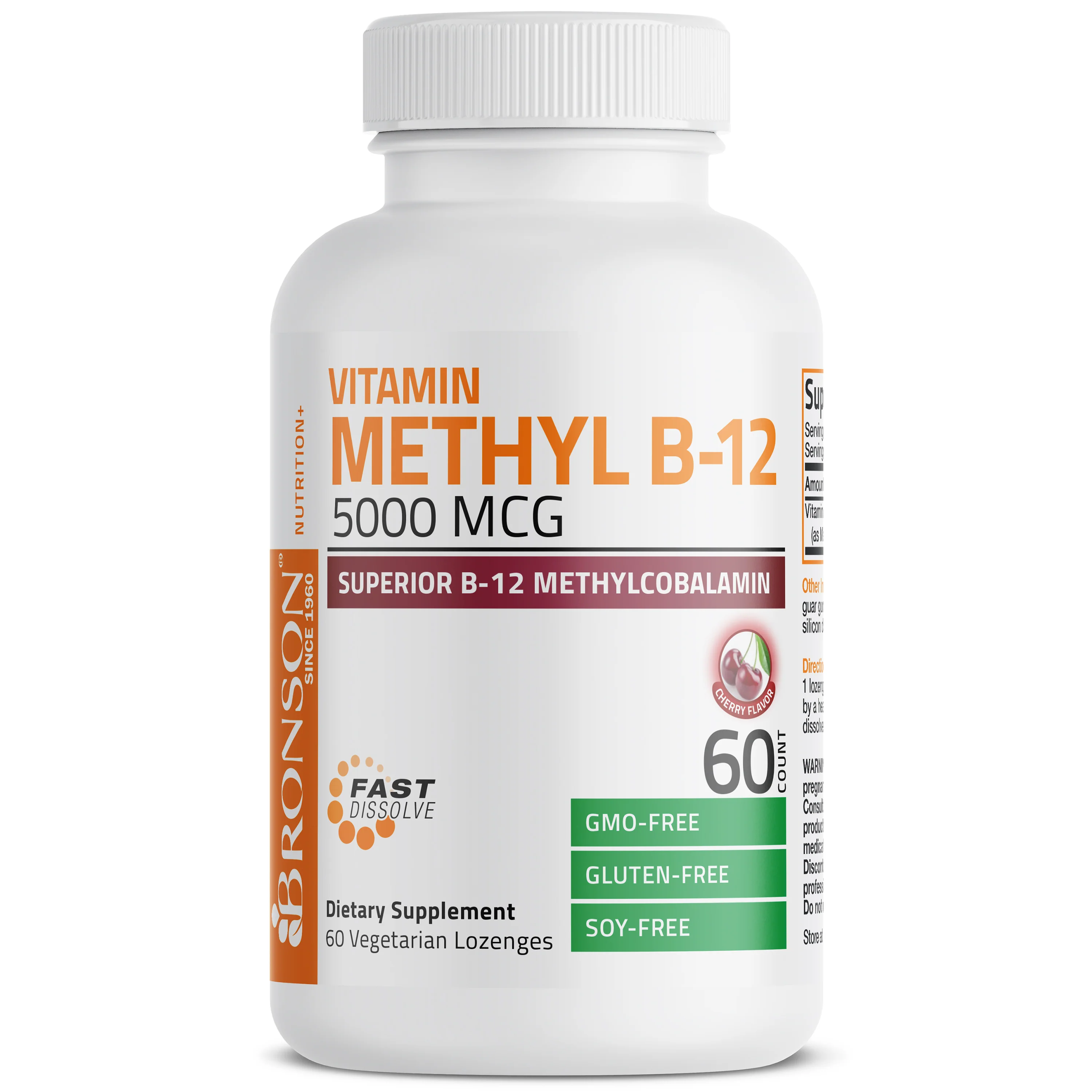 Methyl B12 Fast Dissolve Sublingual - Cherry - 5,000 mcg - Image 10