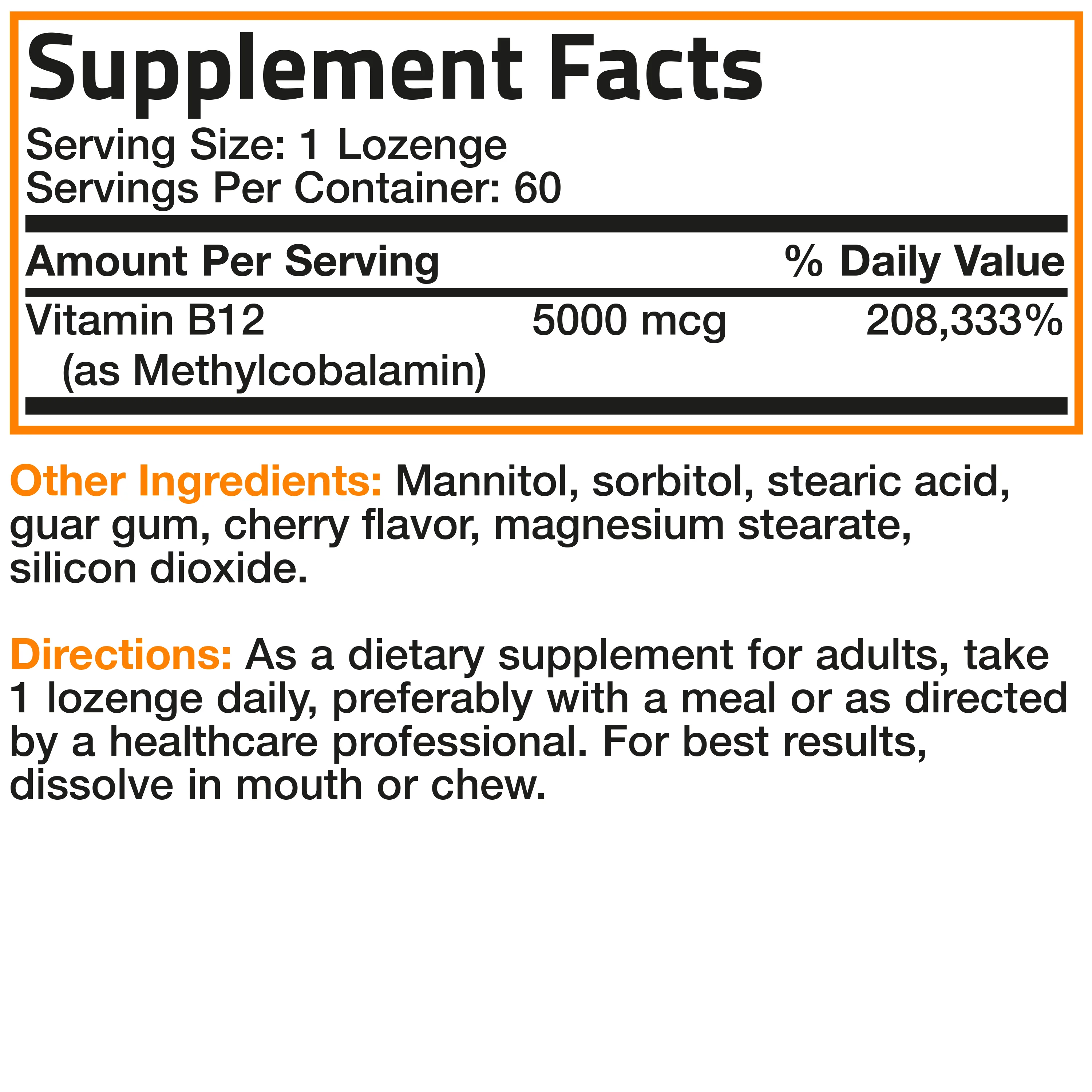 Methyl B12 Fast Dissolve Sublingual - Cherry - 5,000 mcg - Image 13