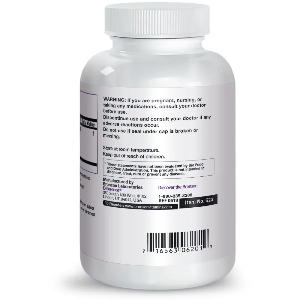 Multiple Digestive Enzymes Amylase Protease Lipase - 100 Tablets - Image 5